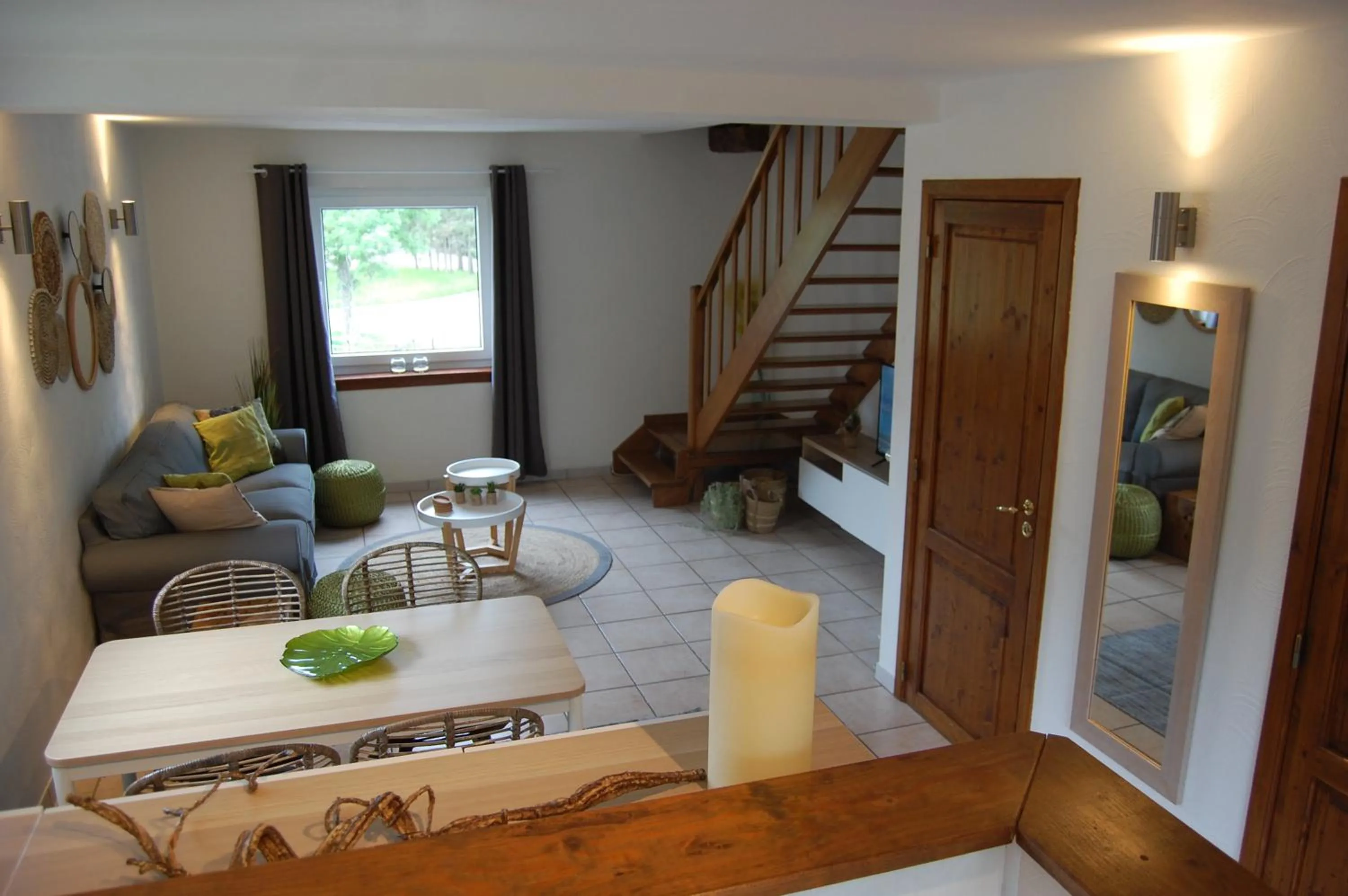 Living room in Appartement Fleurs des champs - Esc'Appart