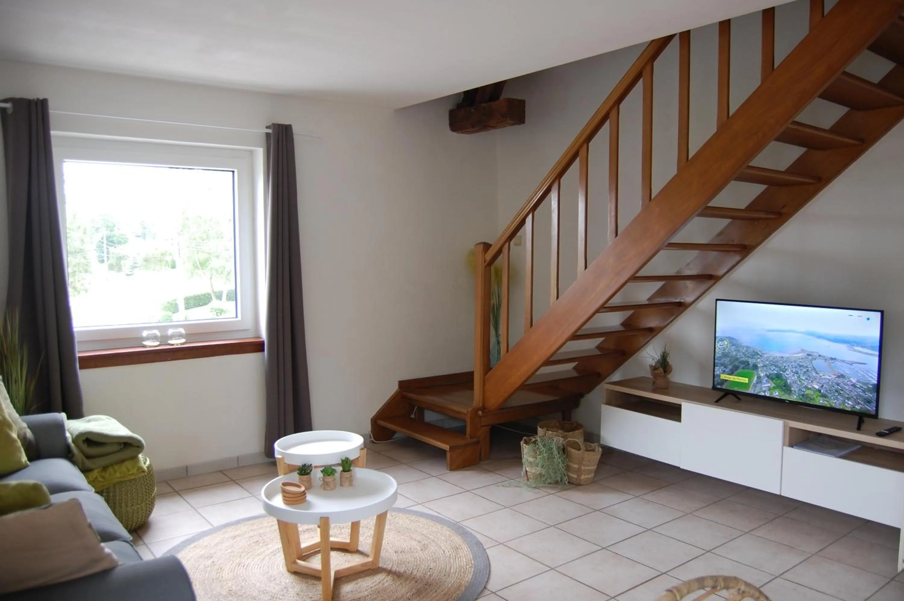 TV and multimedia in Appartement Fleurs des champs - Esc'Appart