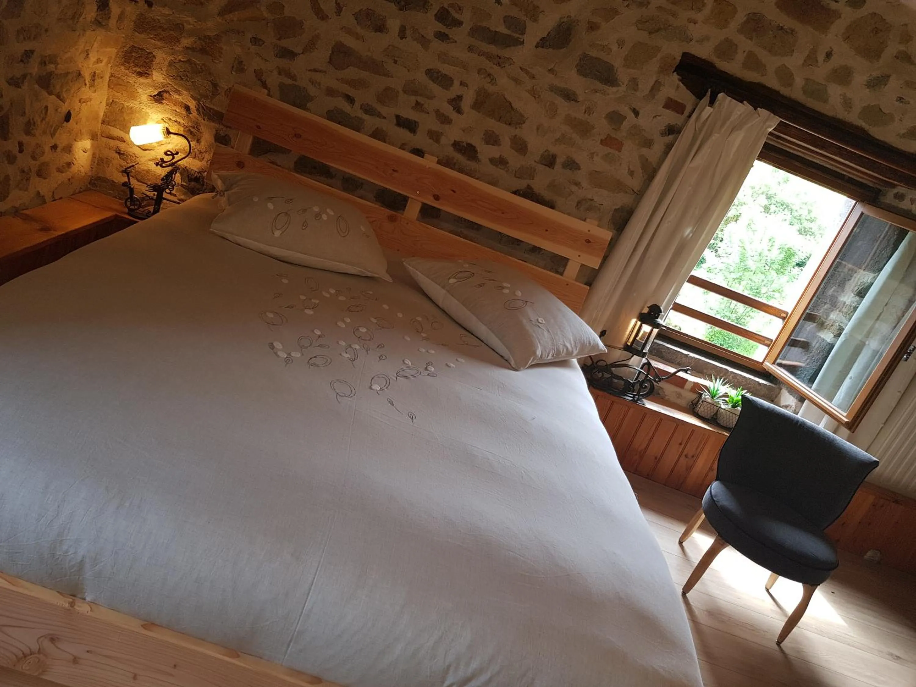 Bed in Chambres et Table d'hôtes Il Fut Un Temps...