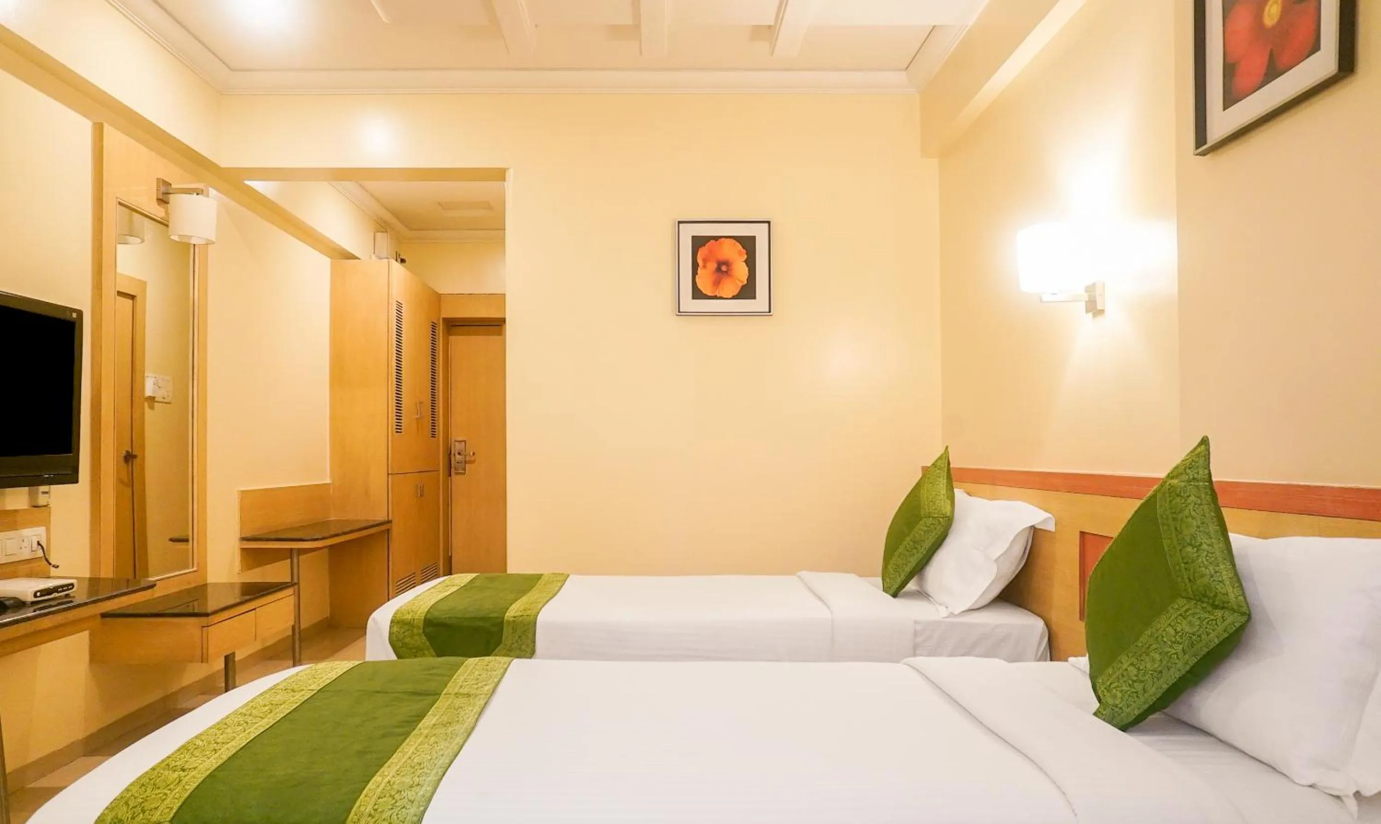 Bed in Treebo Brahma Regency