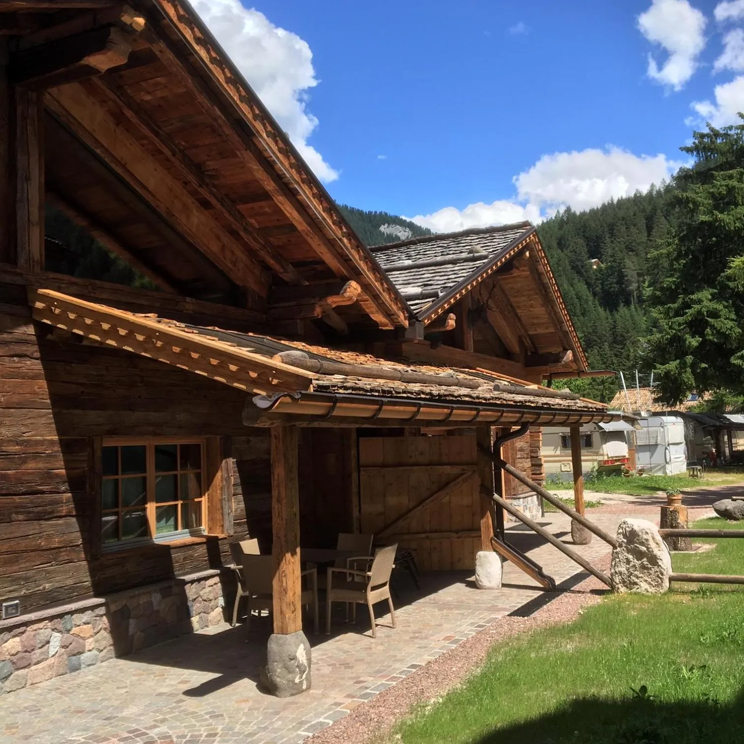 Property building in Camping Catinaccio Rosengarten