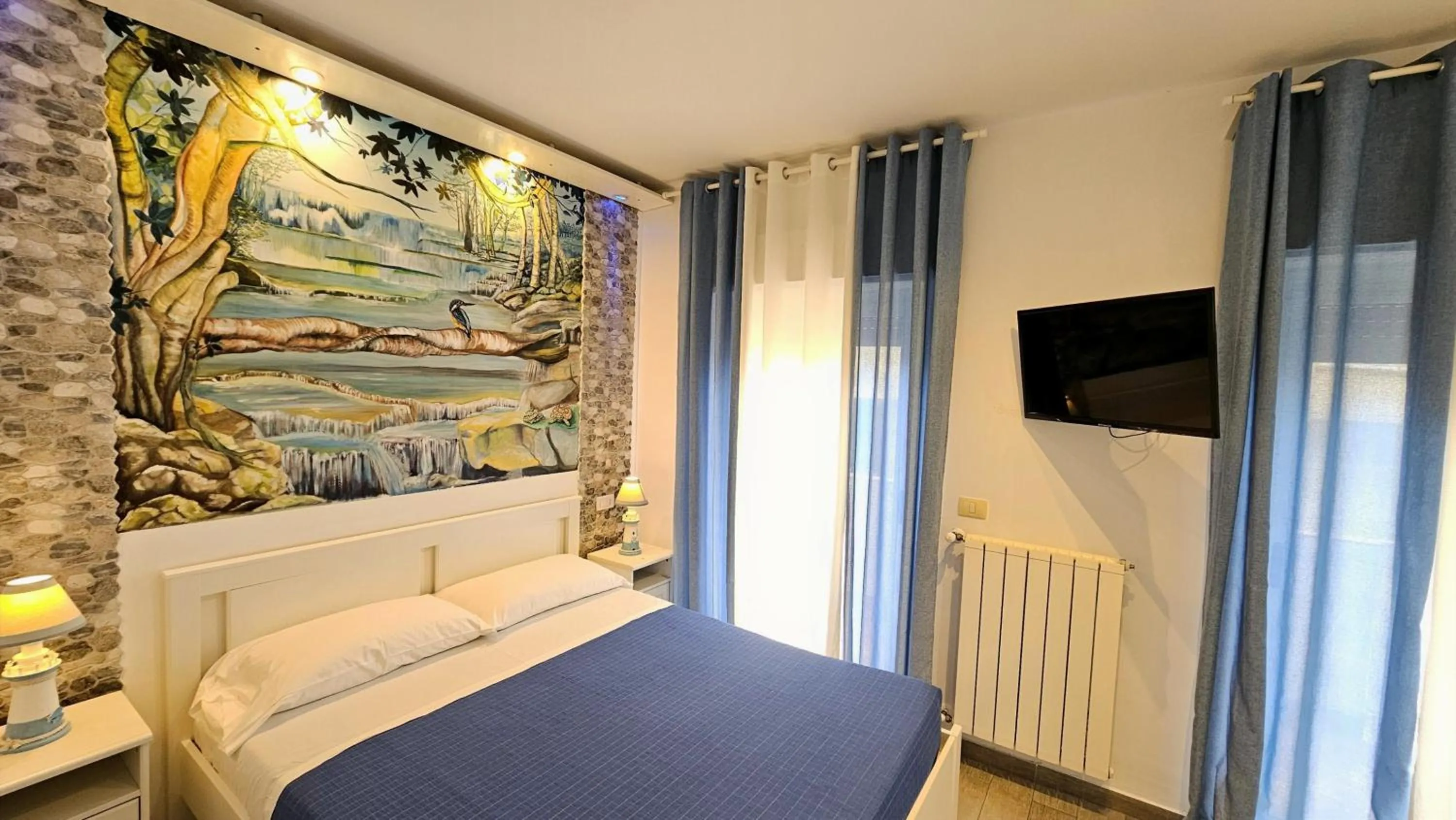 Bed in B&B Triskèles Adult Only