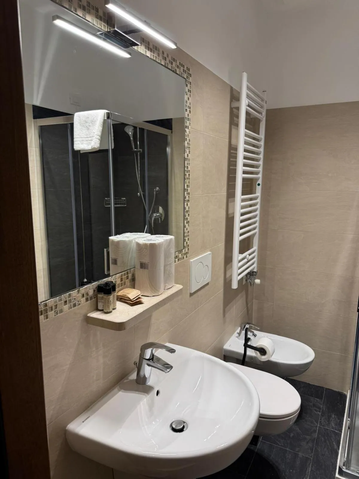 Bathroom in Hotel Guerrato