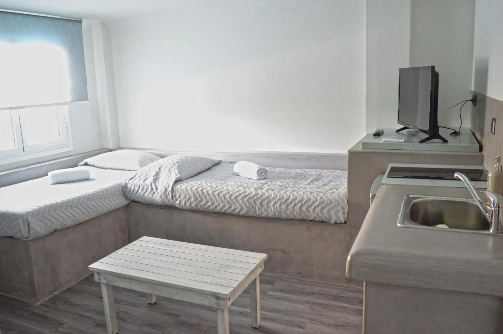 Photo of the whole room, Bed in Aegean Paradiso Vacation Club - "Adults Only"