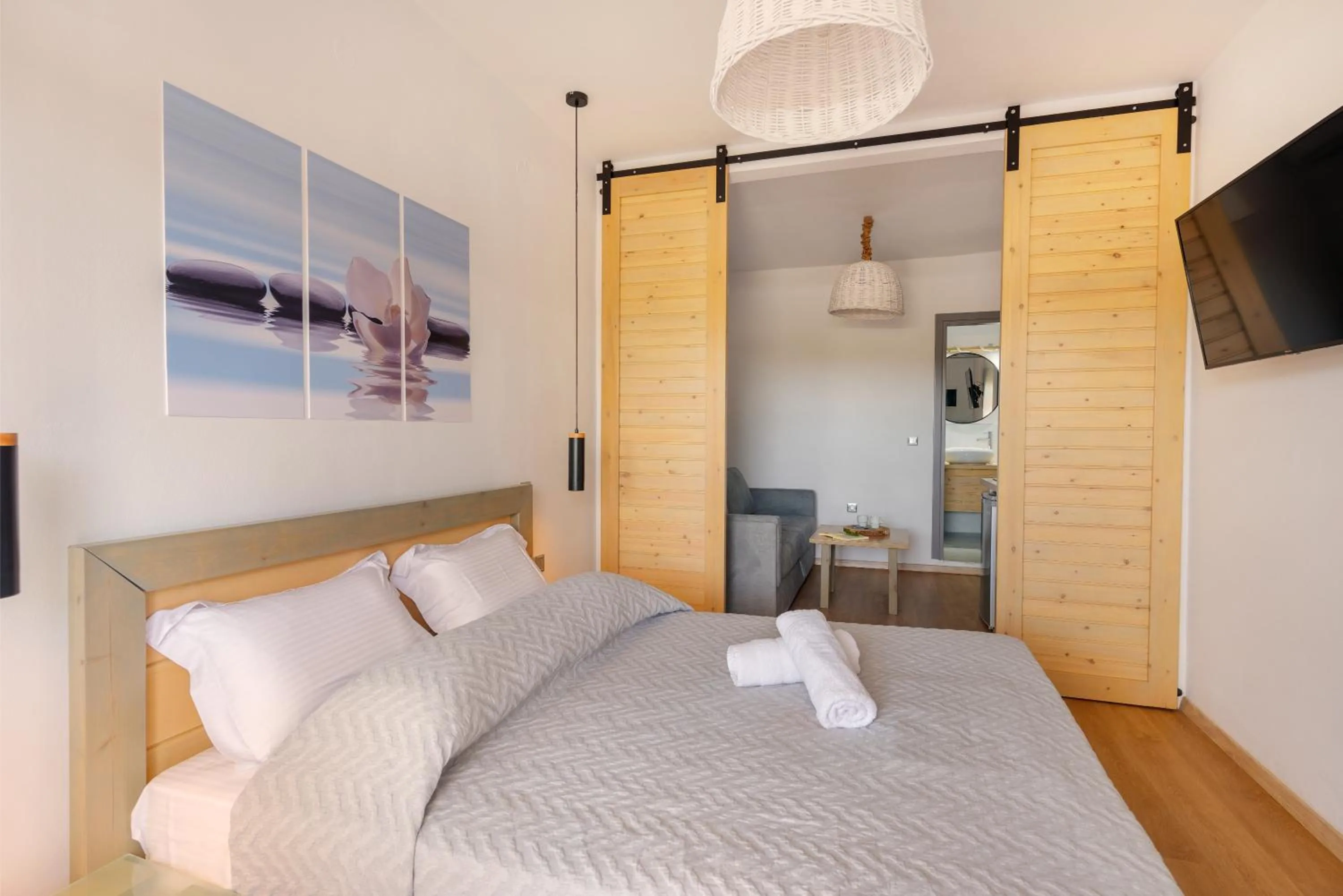 Bed in Aegean Paradiso Vacation Club - "Adults Only"