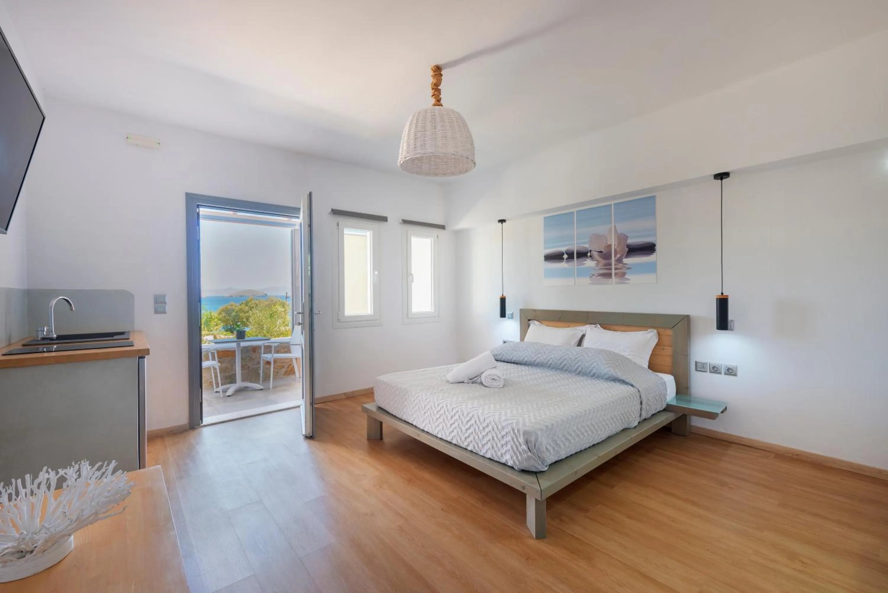 Bed in Aegean Paradiso Vacation Club - "Adults Only"