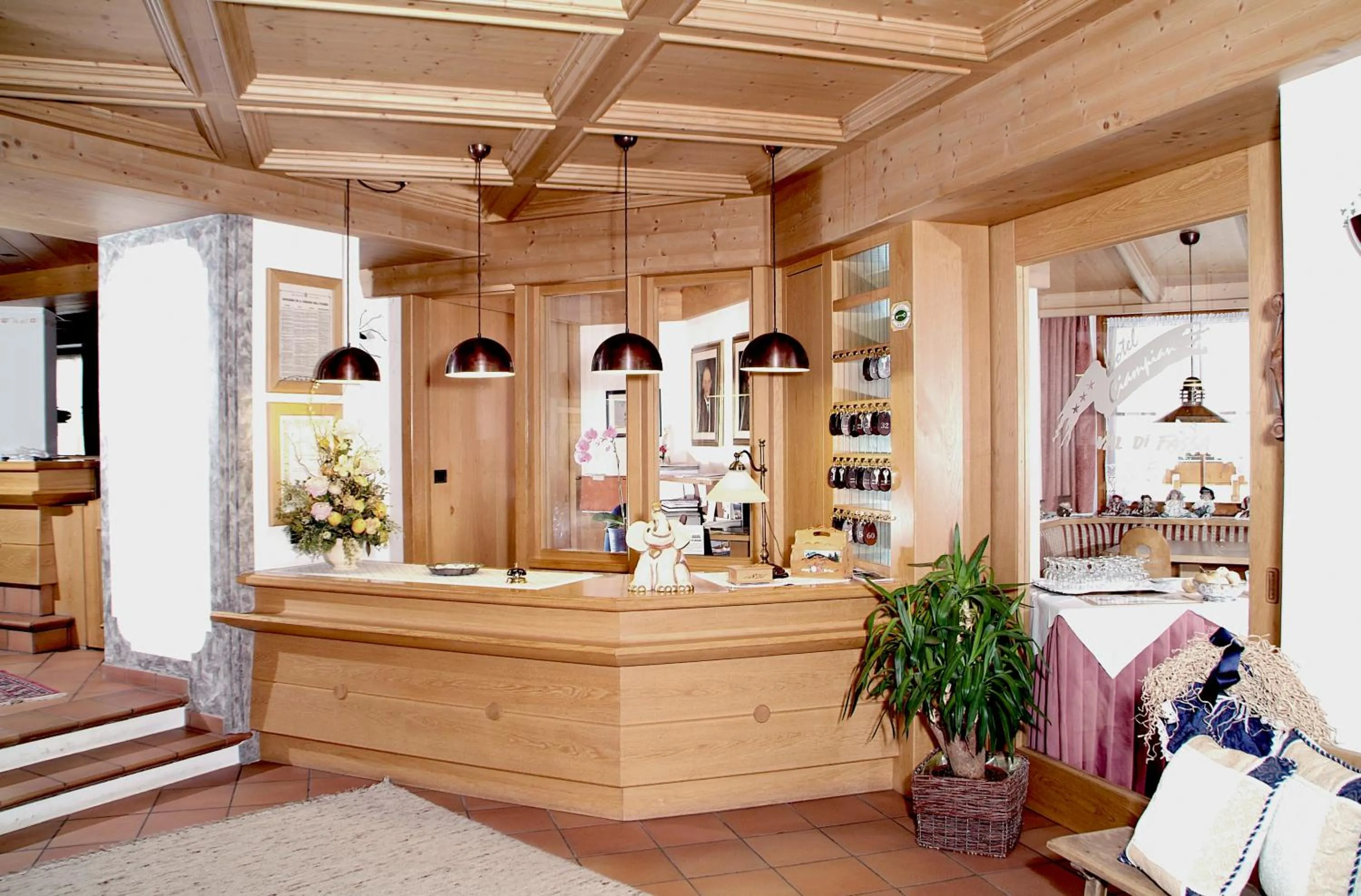 Lobby or reception in Hotel Ciampian