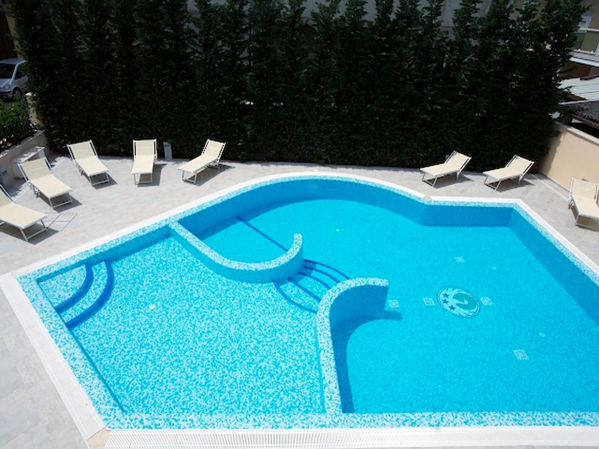 Pool view in Hotel Boracay