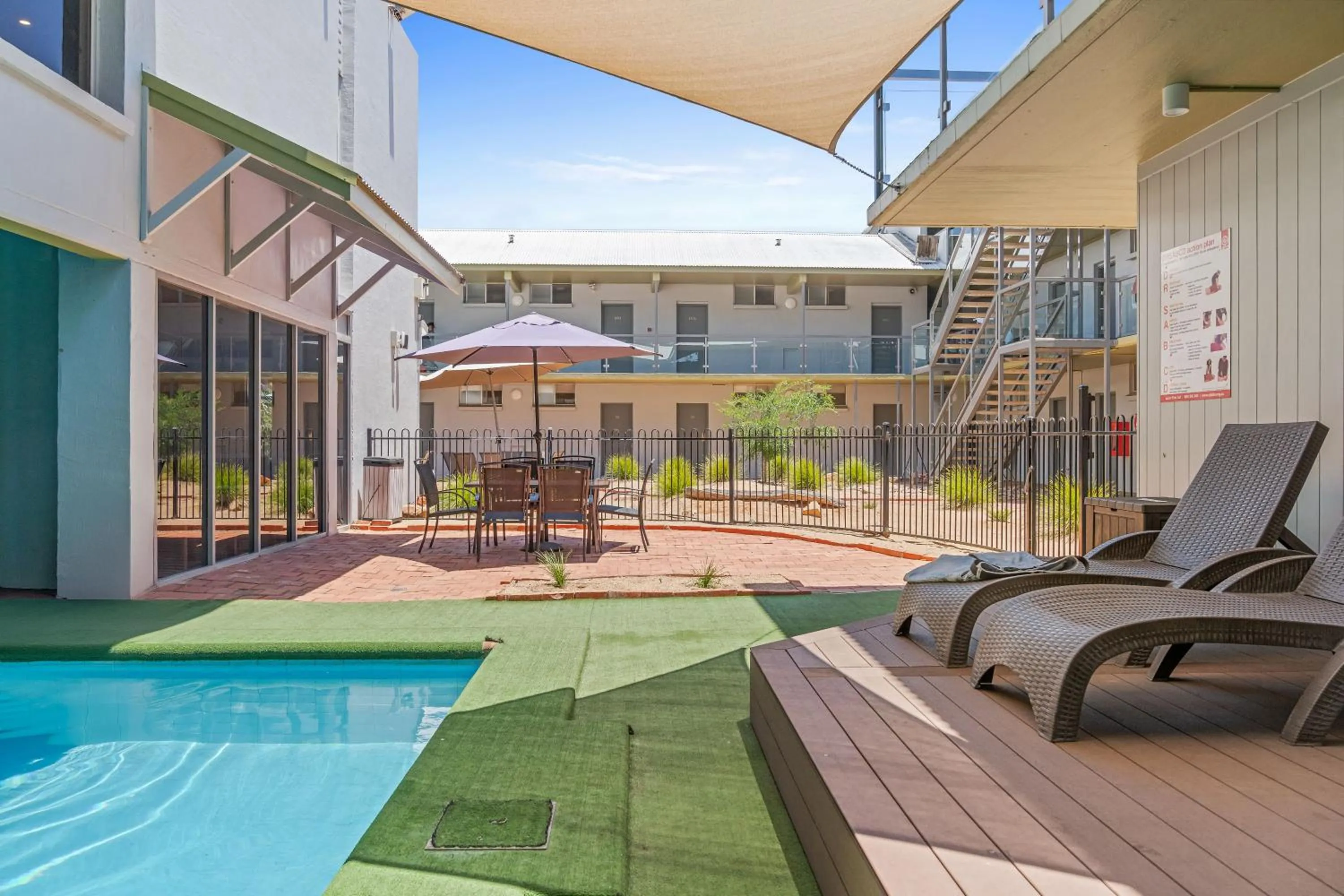Swimming pool in Stay at Alice Springs Hotel