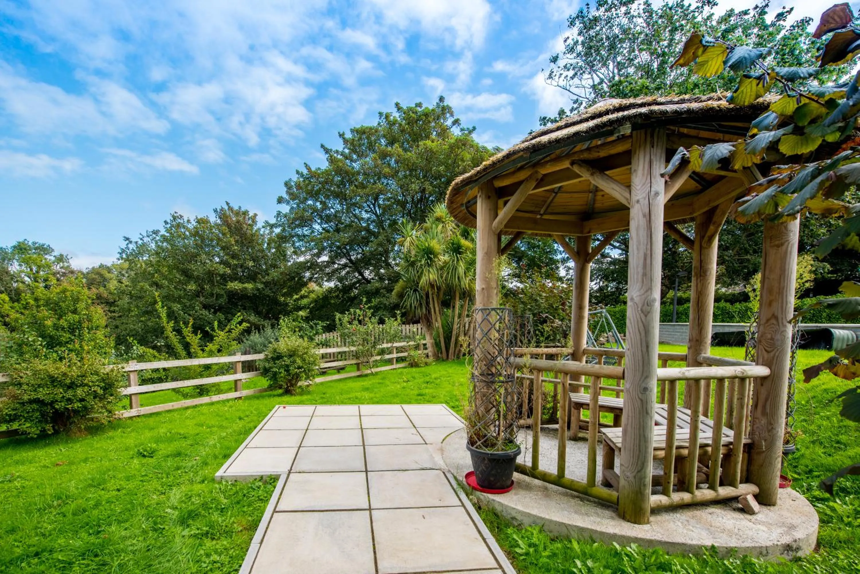 Garden view in The Coach House Hotel