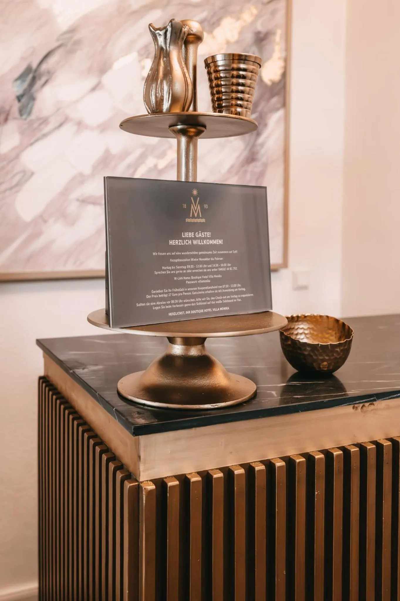 Lobby or reception in Boutique Hotel Villa Monika