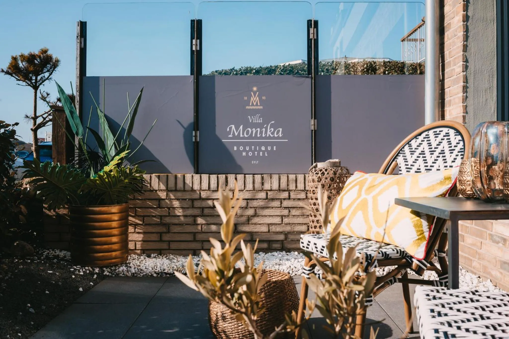 Patio in Boutique Hotel Villa Monika