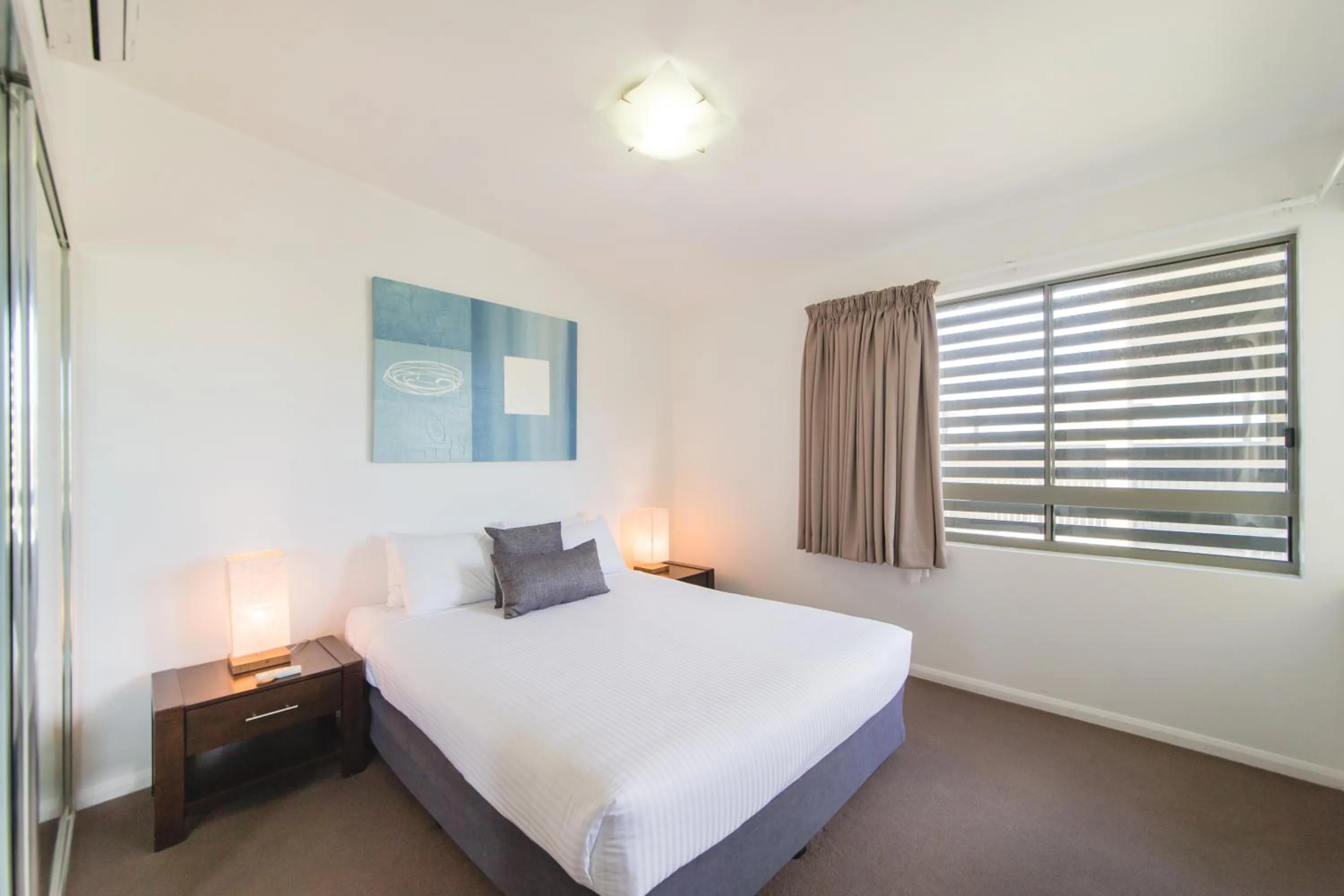 Bedroom, Bed in Beaches on Lammermoor Apartments