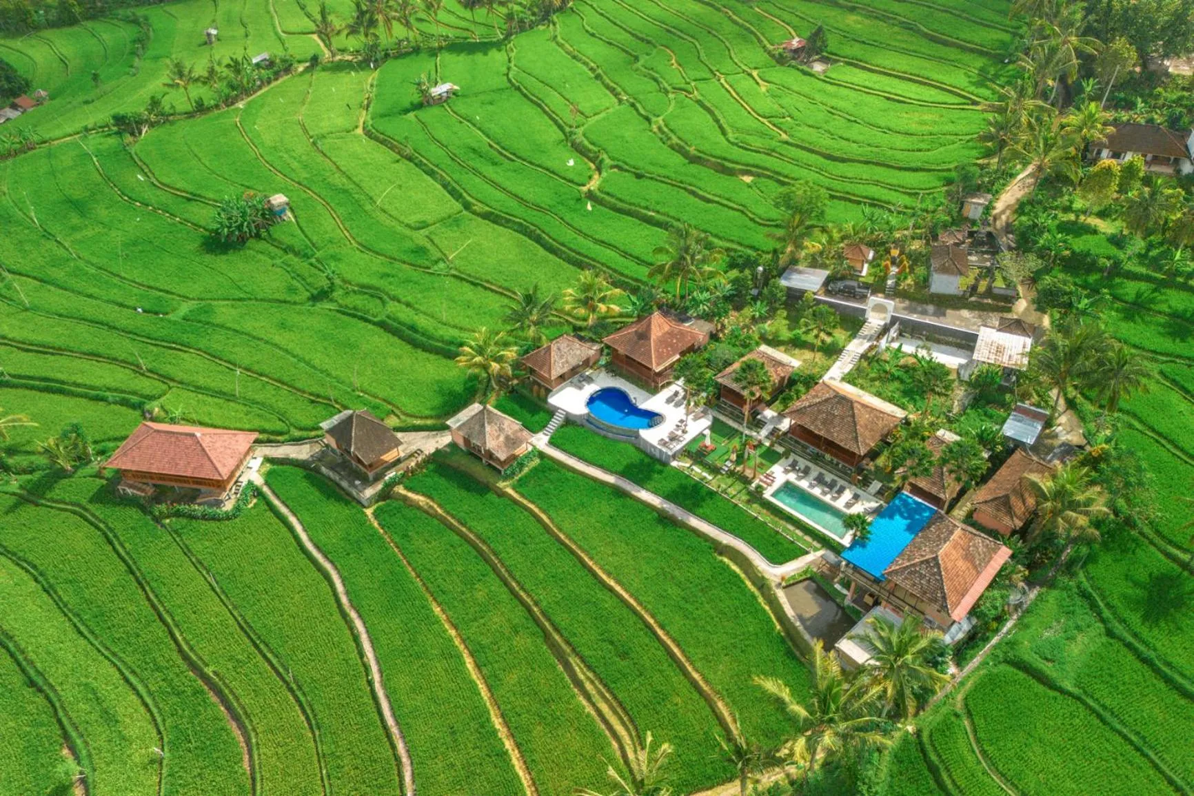 Natural landscape in Villa Sande