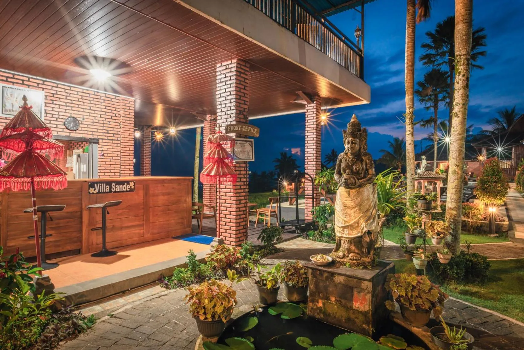 Lobby or reception in Villa Sande