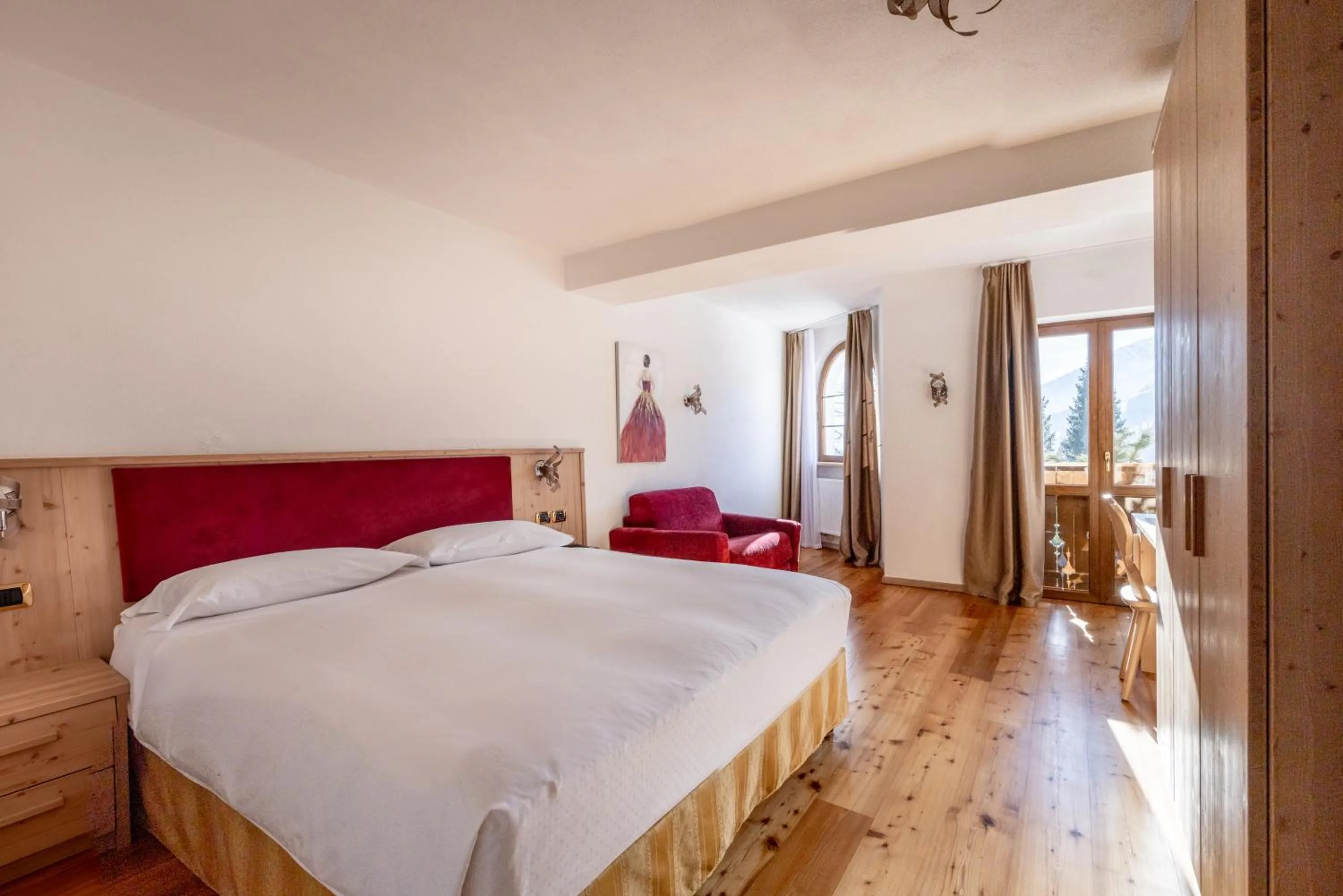 Bed in Hotel Stalon Alpine Chic