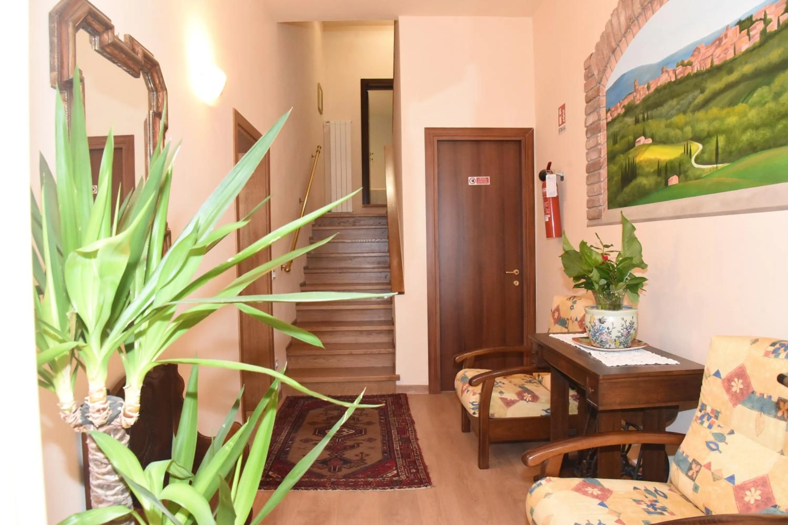 Lobby or reception in Albergo La Rosetta