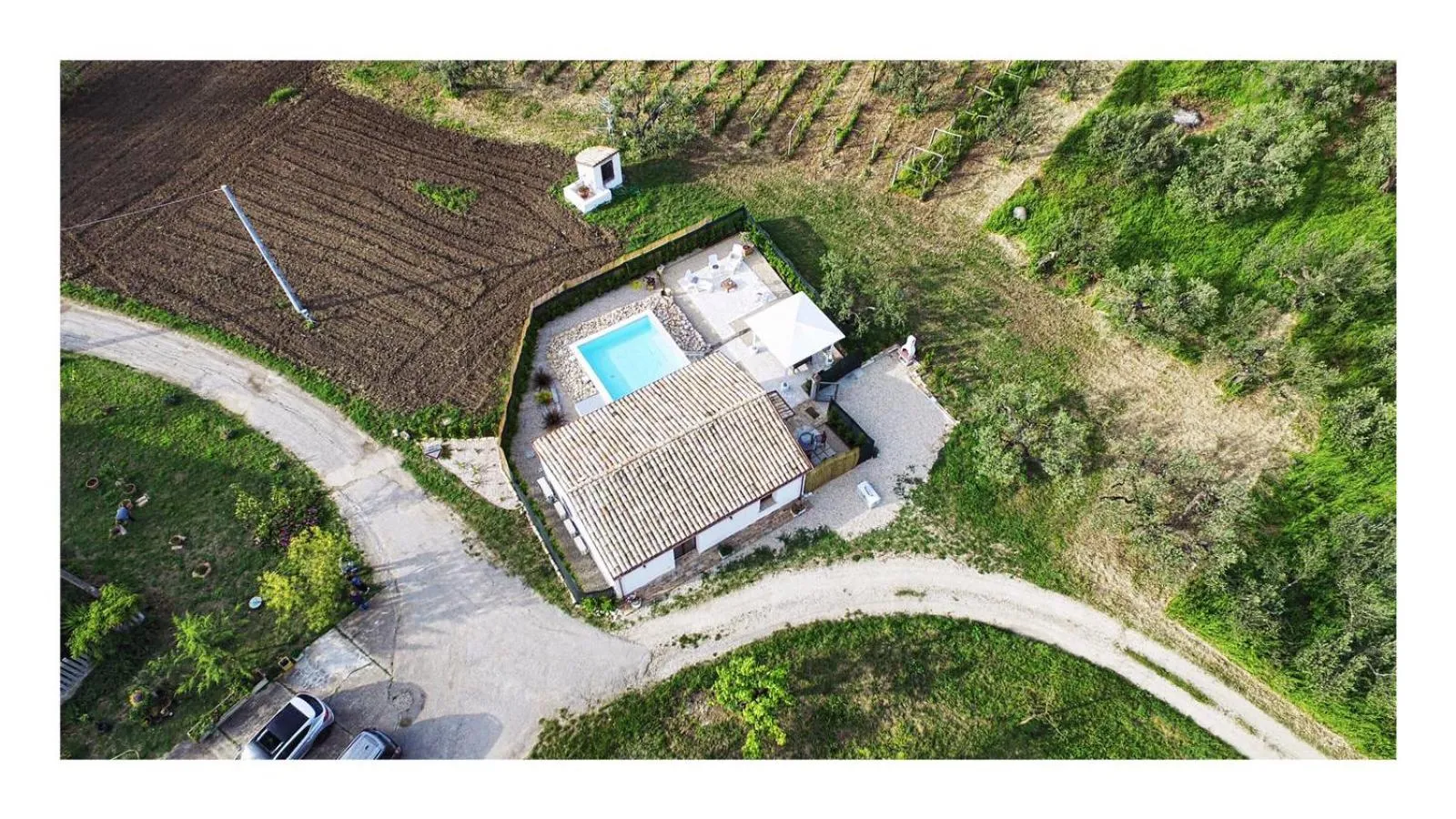 Bird's eye view in Il Giardino Di Epicuro