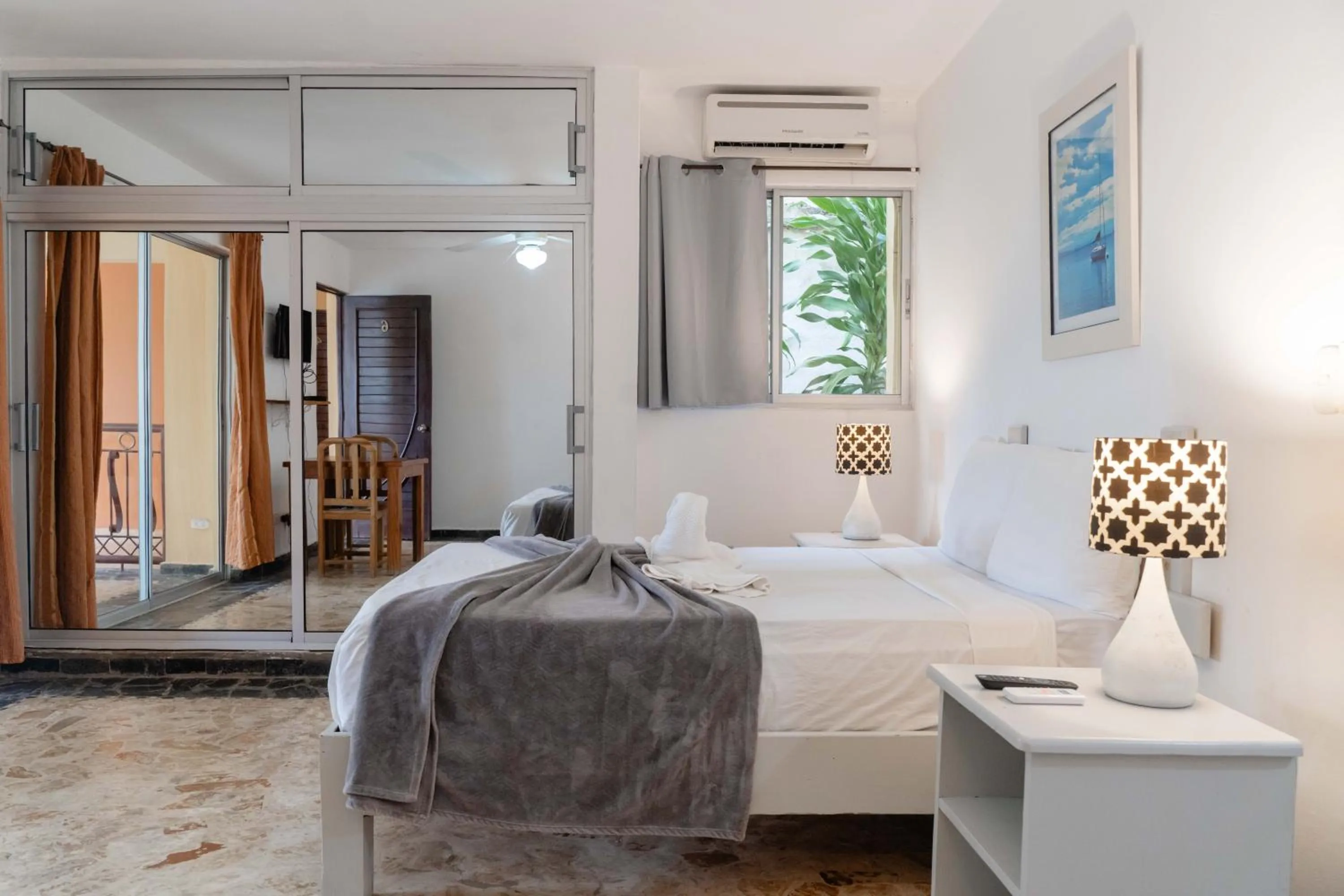 Bed in Aparta-Hotel Villa Baya