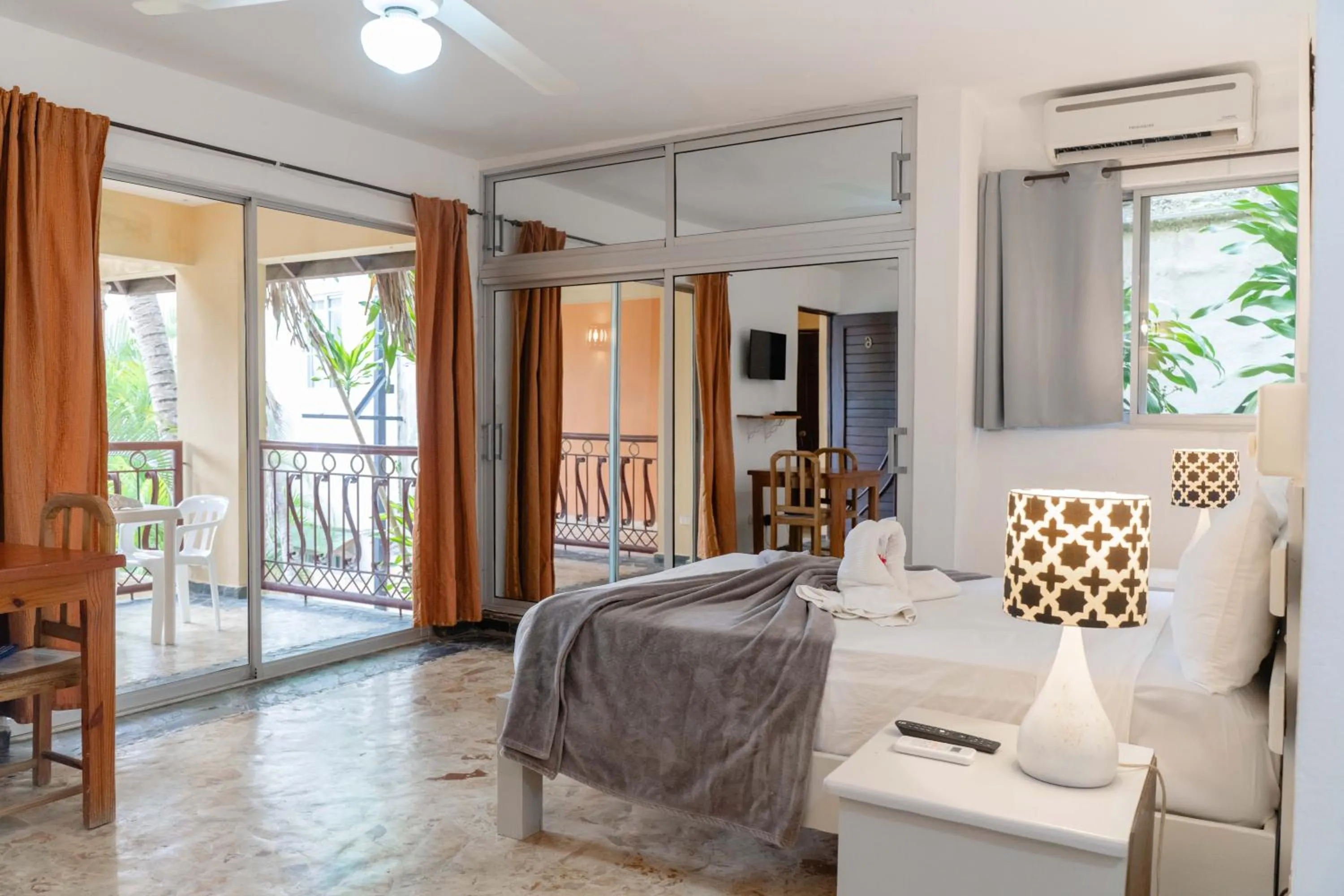 Bed in Aparta-Hotel Villa Baya