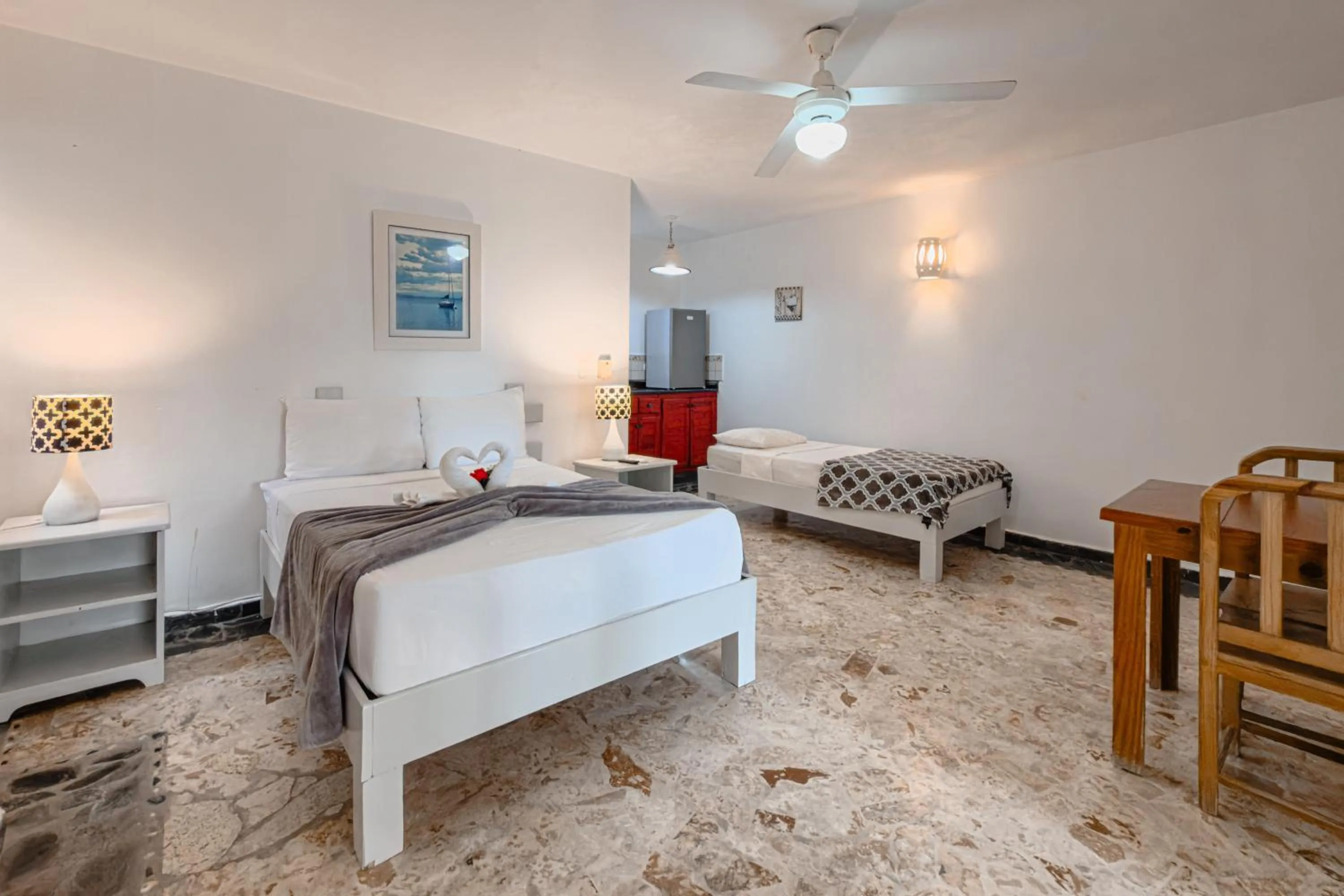 Bed in Aparta-Hotel Villa Baya