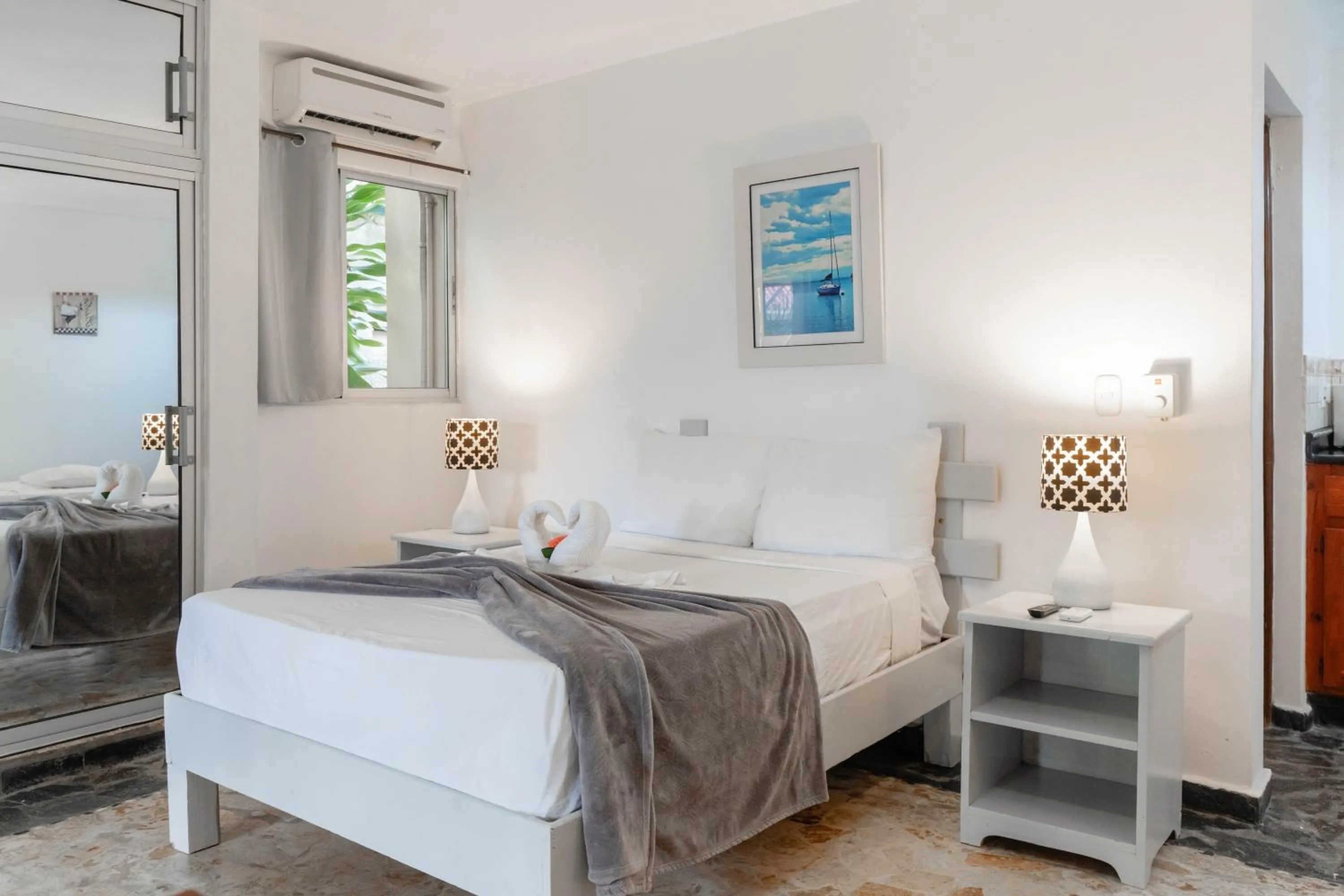 Bed in Aparta-Hotel Villa Baya