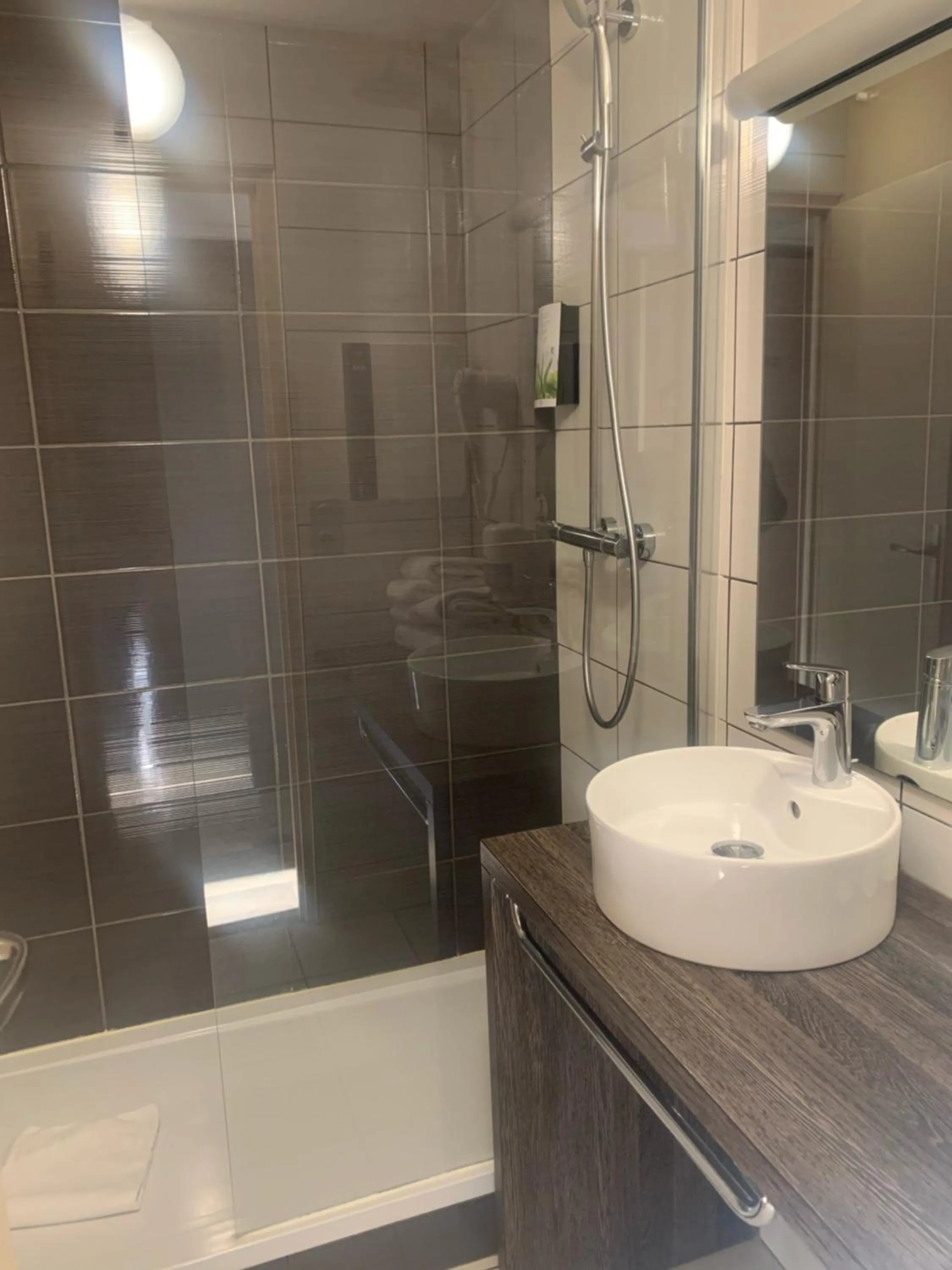 Shower in Hotel Restaurant Vesontio