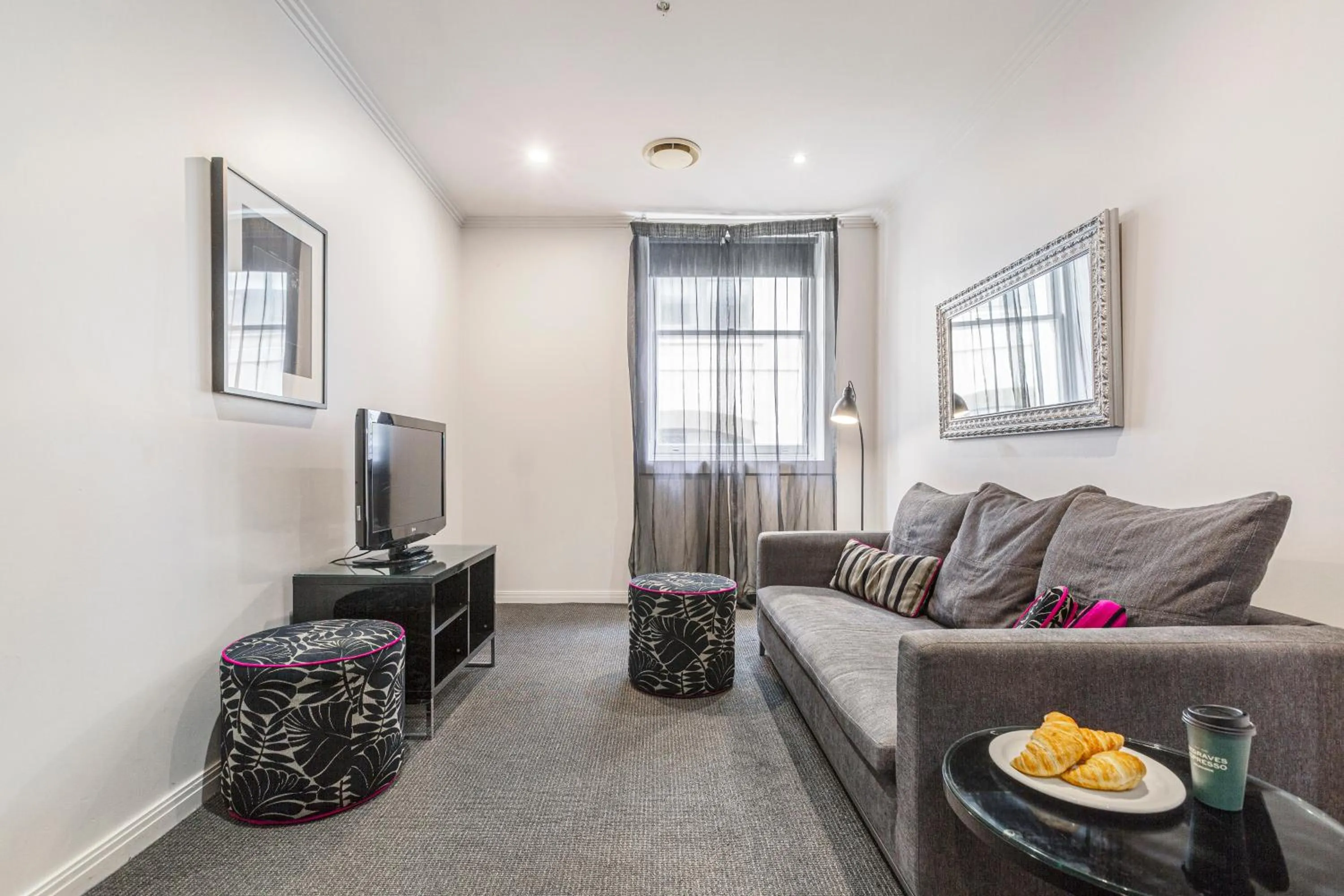 Living room in Punthill Apartment Hotel - Flinders Lane