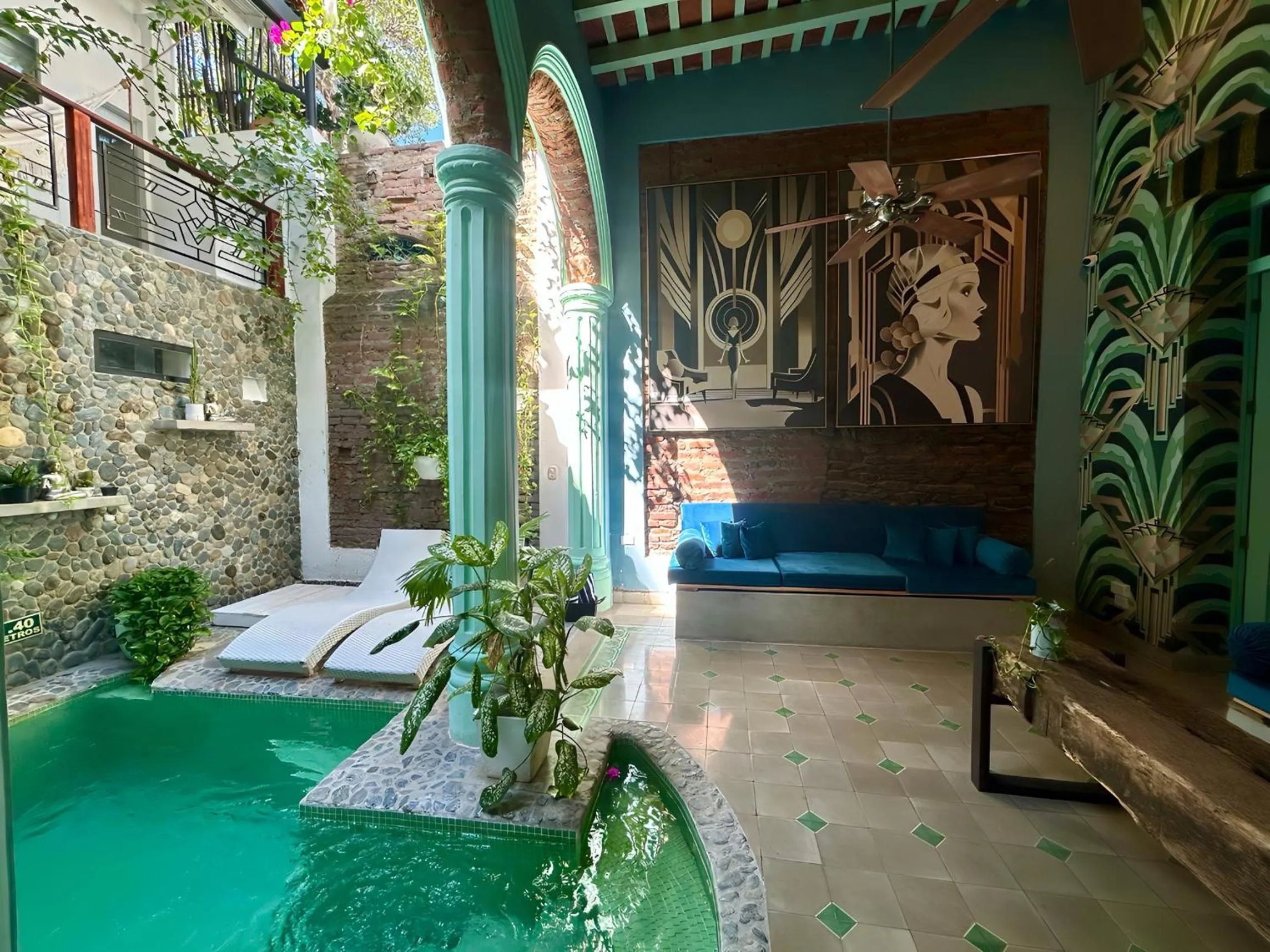 Patio in Casa Verde Boutique Hotel