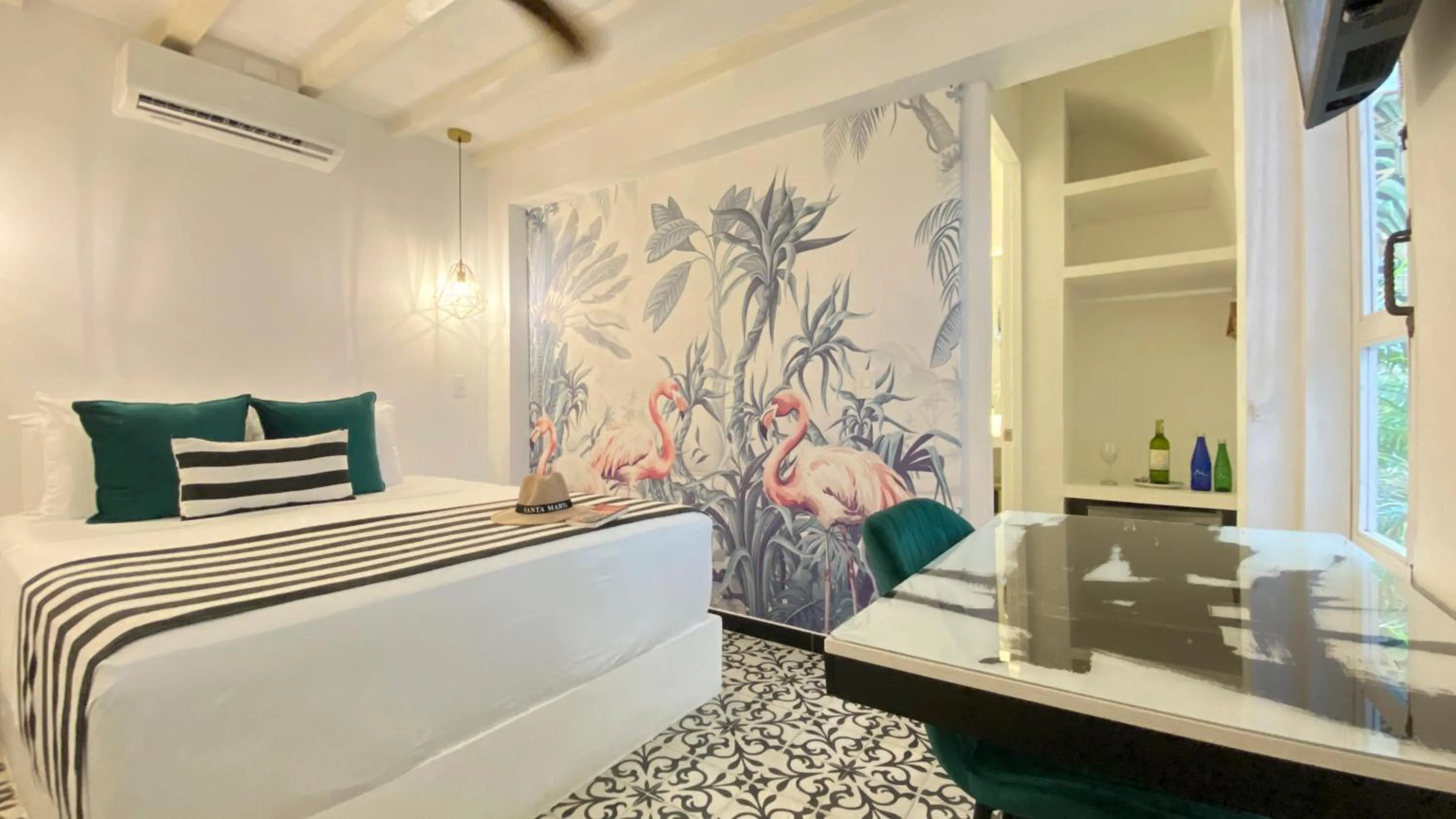 Bed in Casa Verde Boutique Hotel