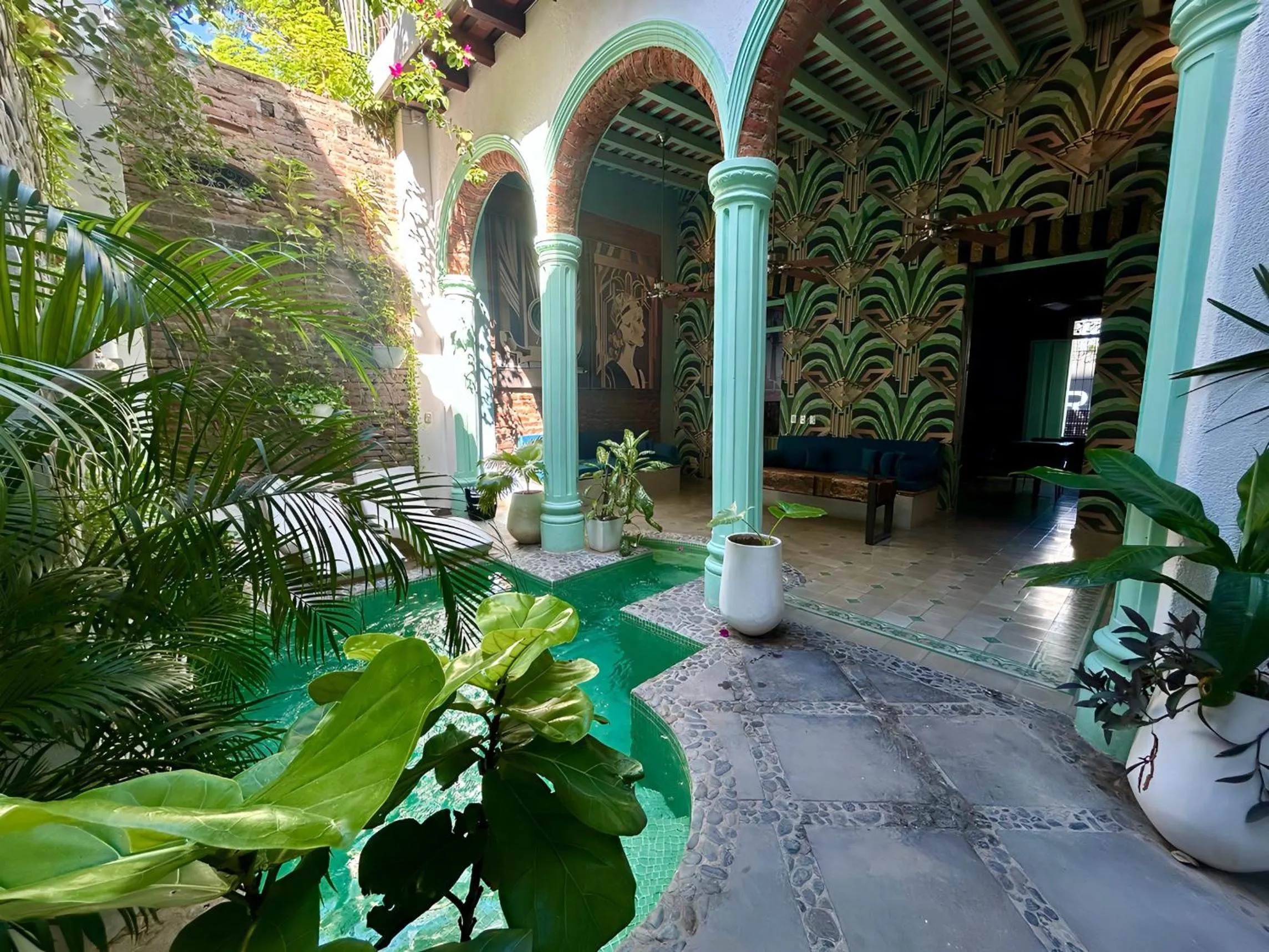 Patio in Casa Verde Boutique Hotel