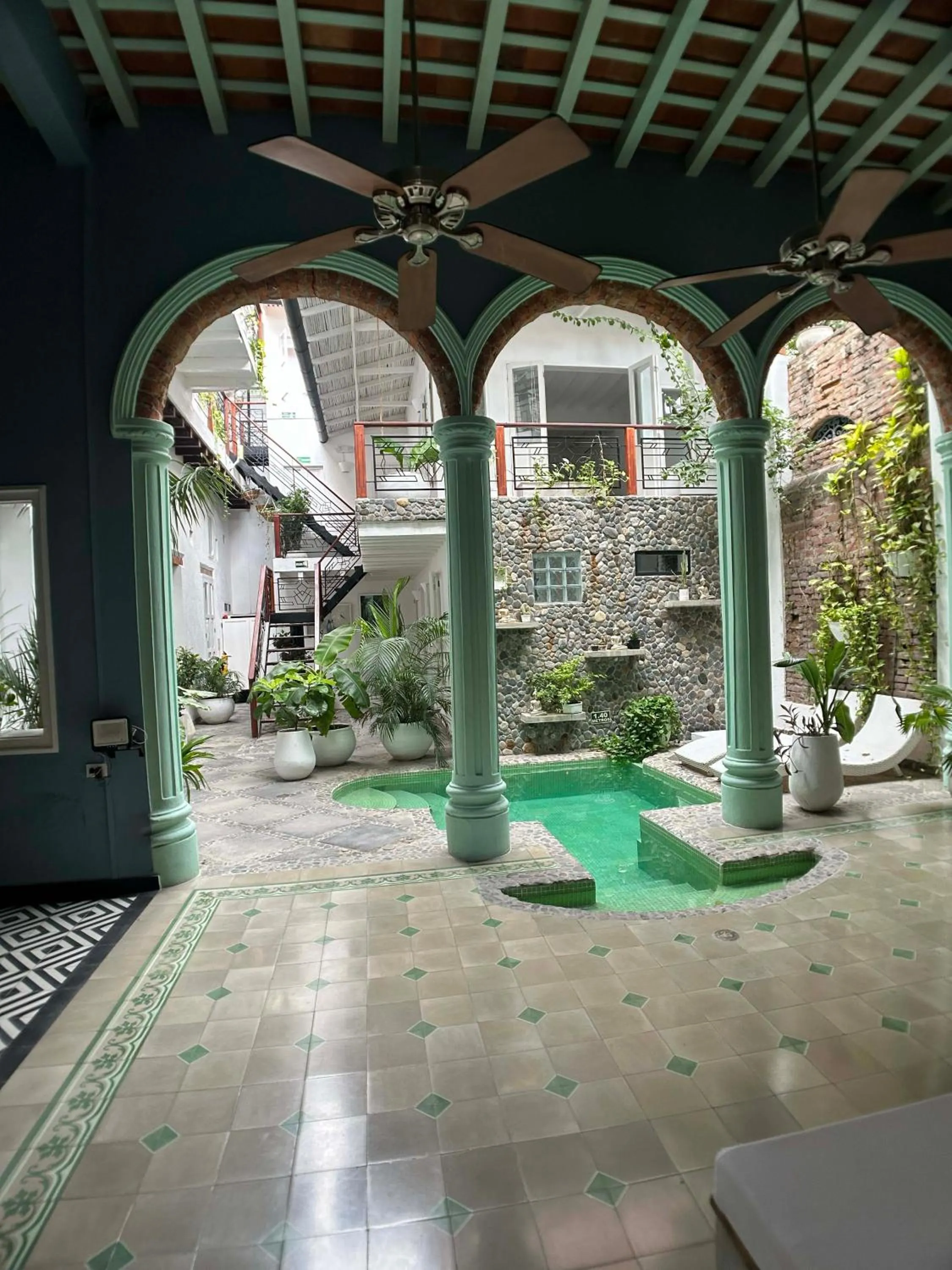 Patio in Casa Verde Boutique Hotel