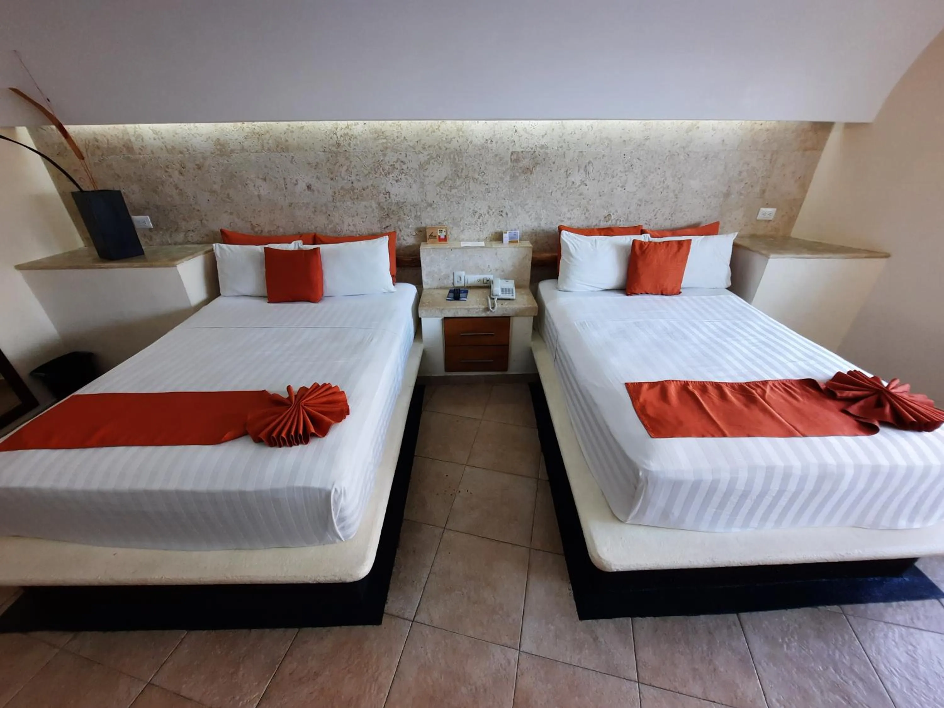 Bed in Artisan Playa Esmeralda Family Beach Hotel