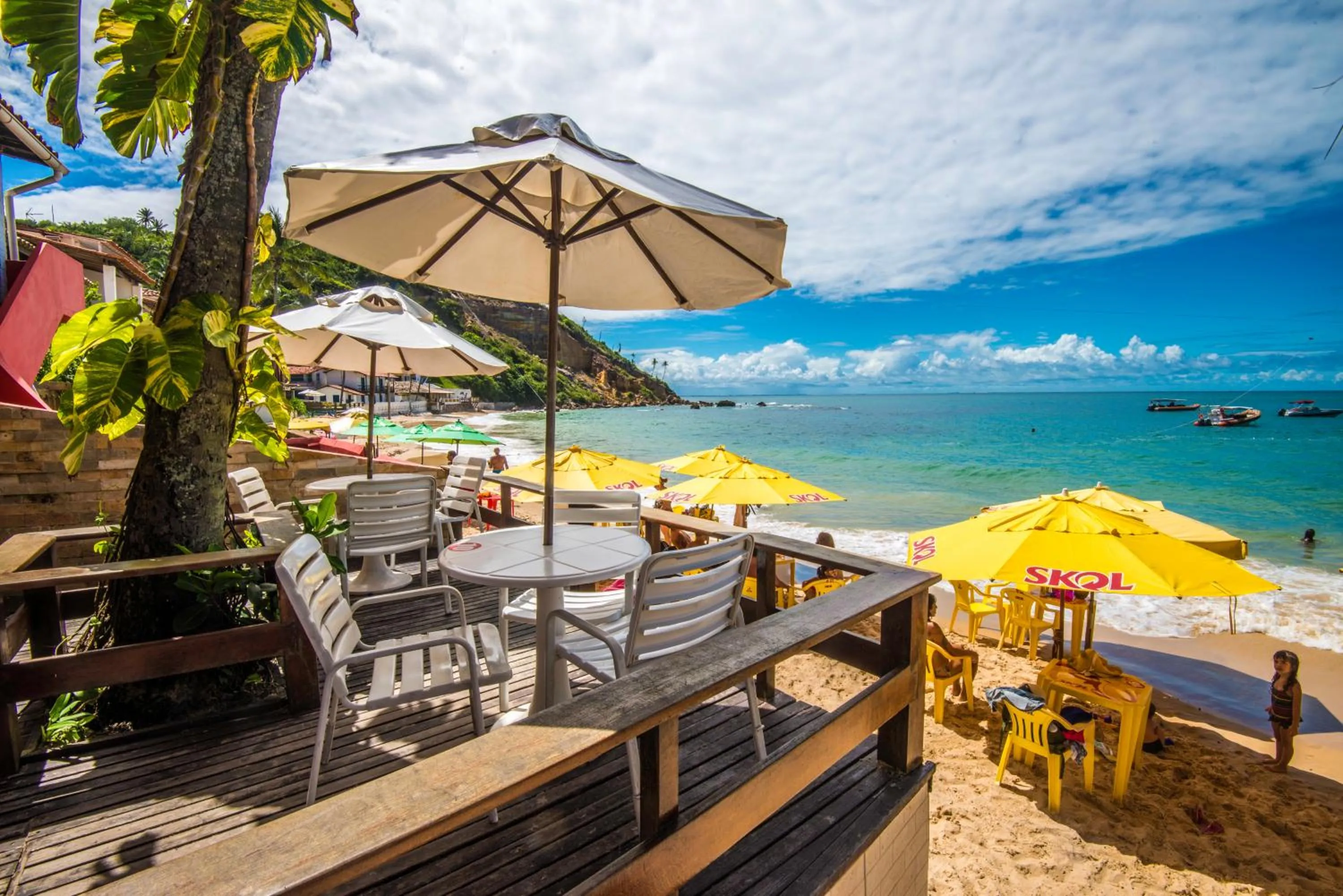 Patio in Pousada Porto dos Milagres
