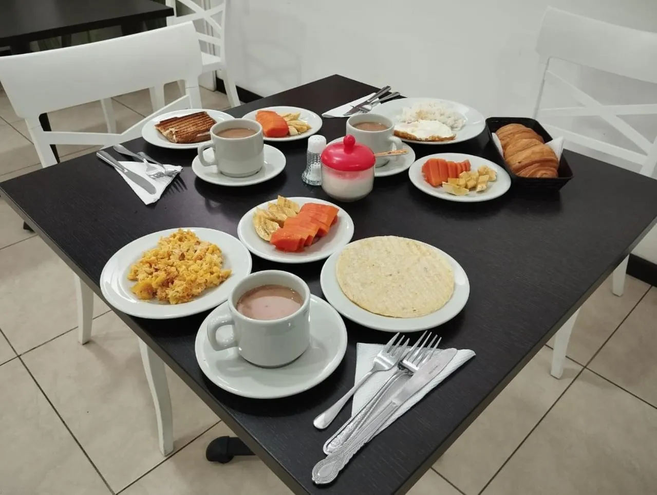 Food and drinks in Hotel Portal de los Andes