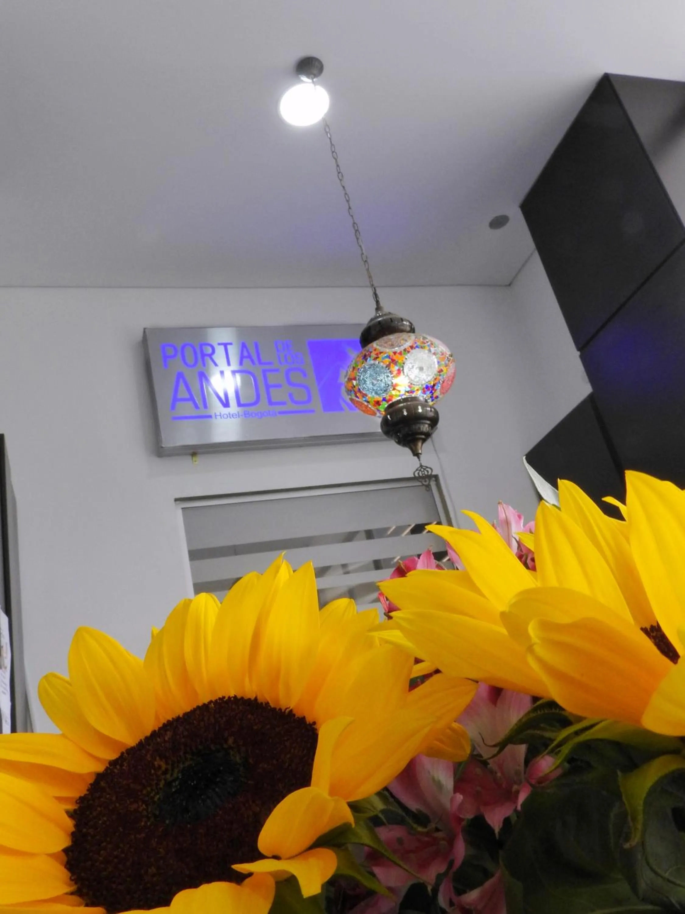 Lobby or reception in Hotel Portal de los Andes