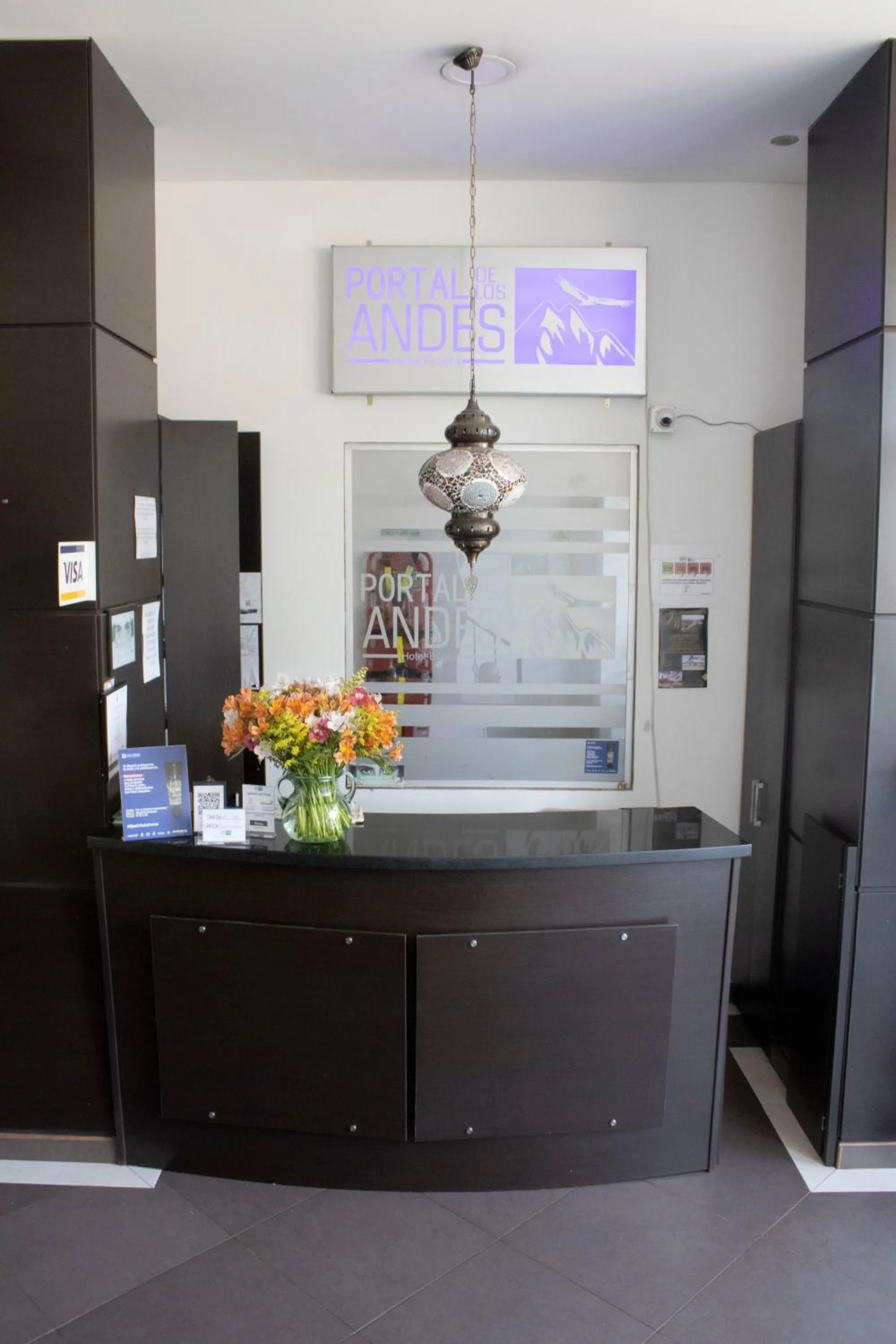 Lobby or reception in Hotel Portal de los Andes