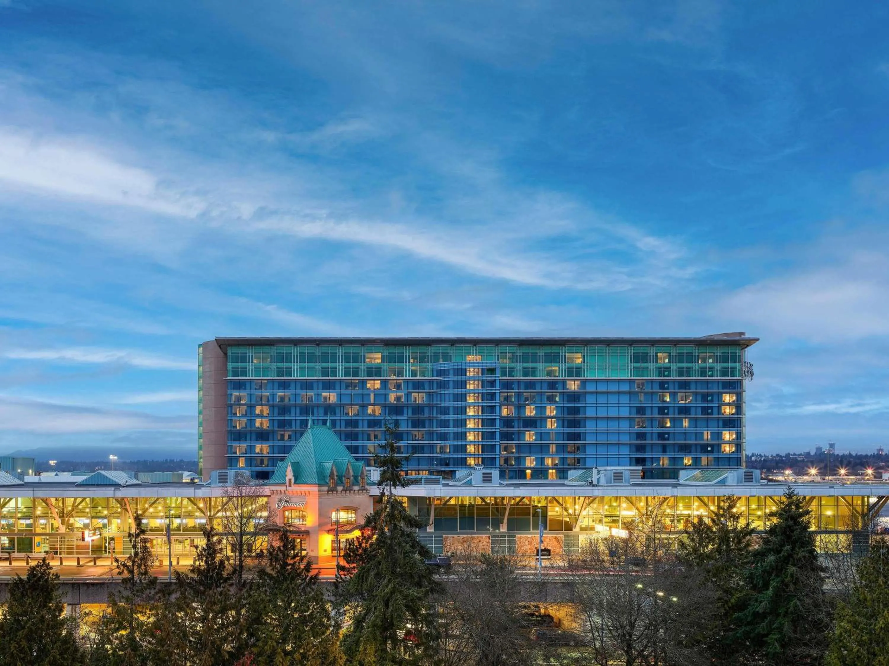 Property building in Fairmont Vancouver Airport In-Terminal Hotel