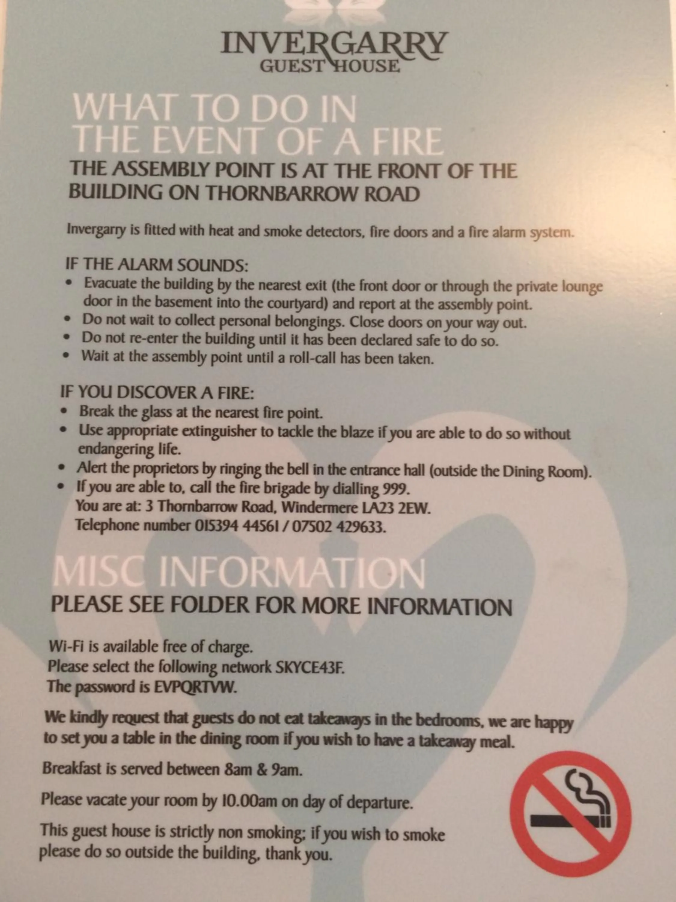 Property logo or sign in Invergarry Room Only Guest House For Adults