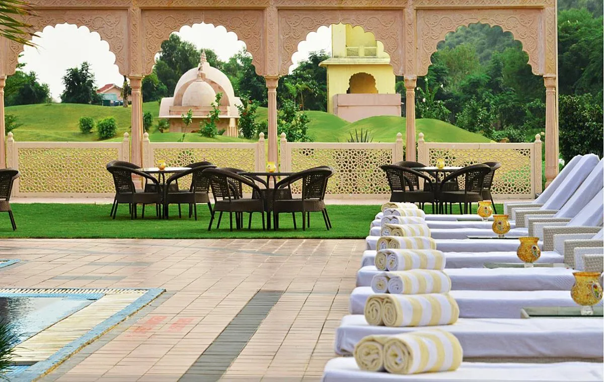 Patio in Rajasthali Resort & Spa