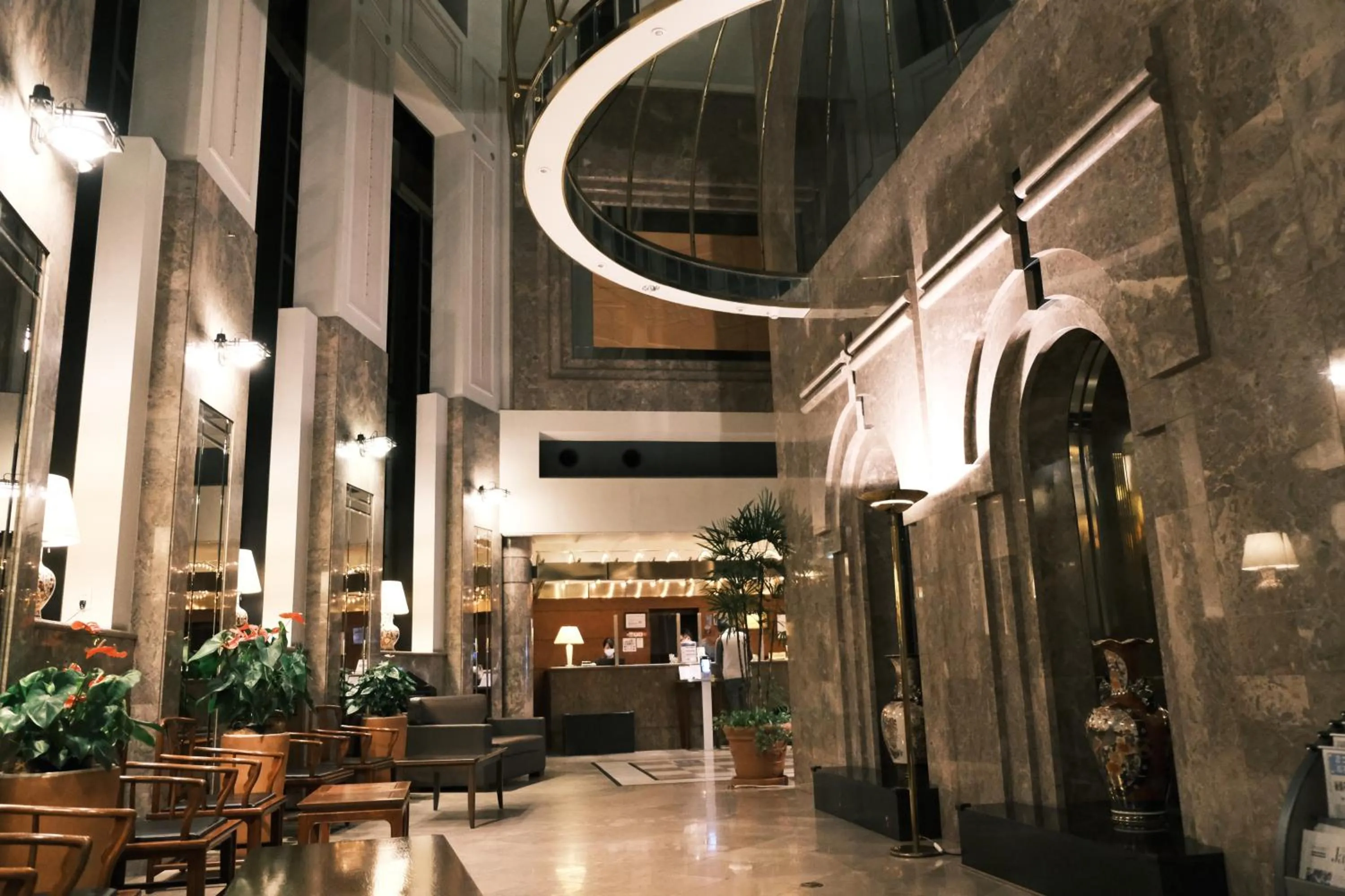 Lobby or reception in Kurashiki Royal Art Hotel