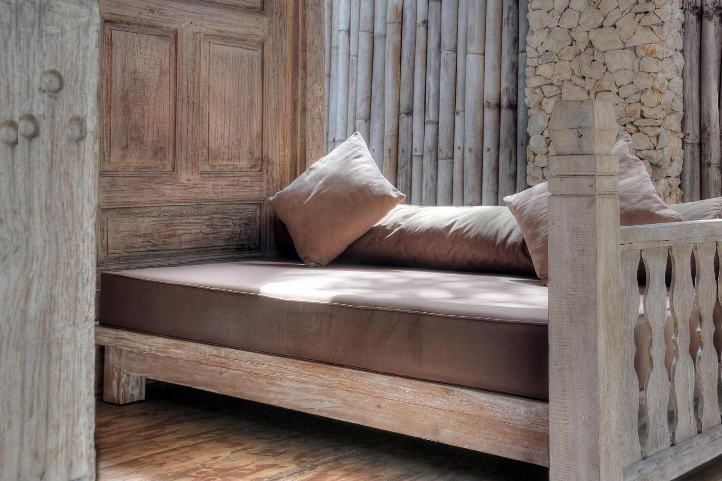 Balcony/Terrace, Bed in Gili Joglo