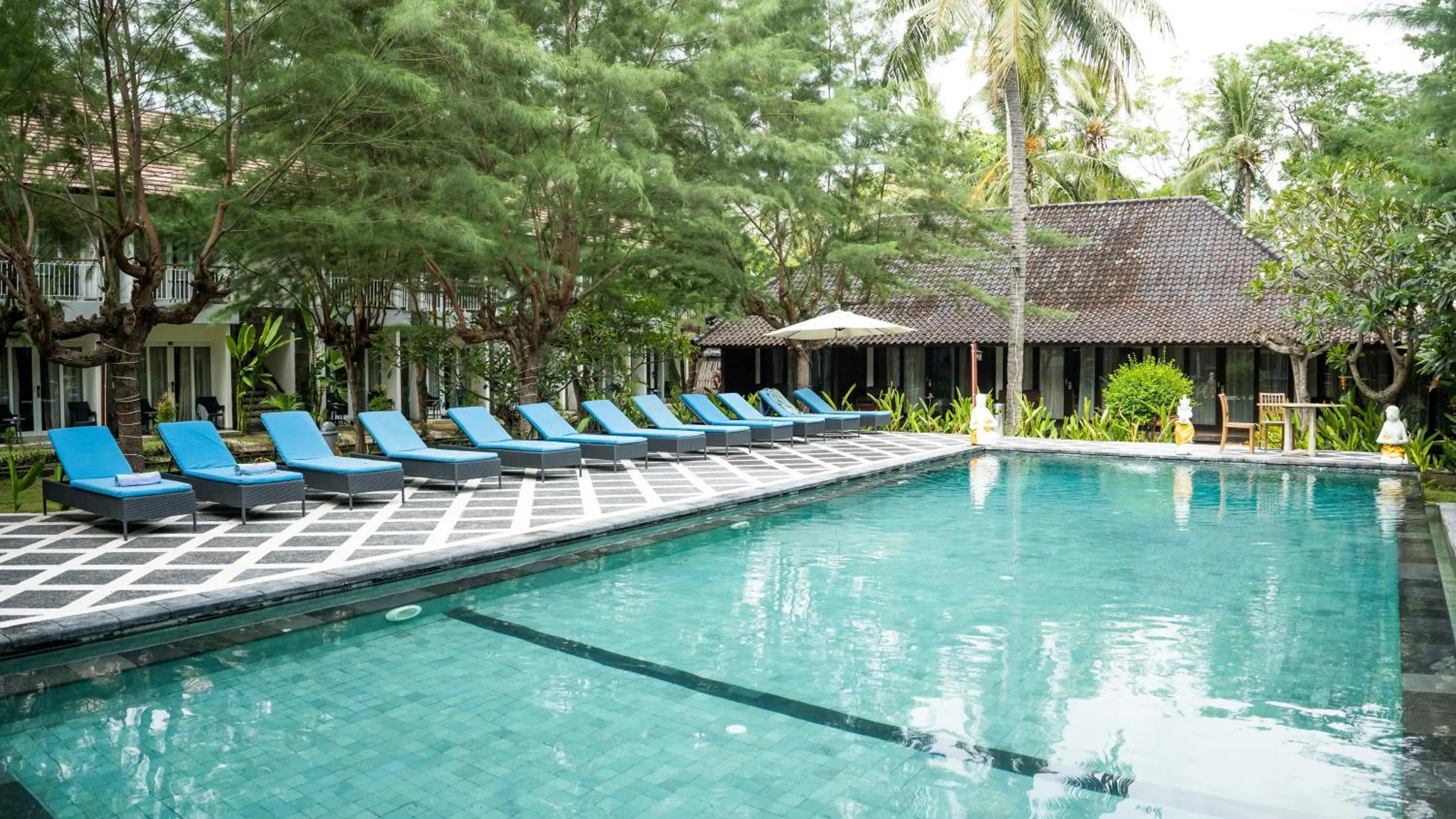 Patio in Royal Regantris Villa Karang