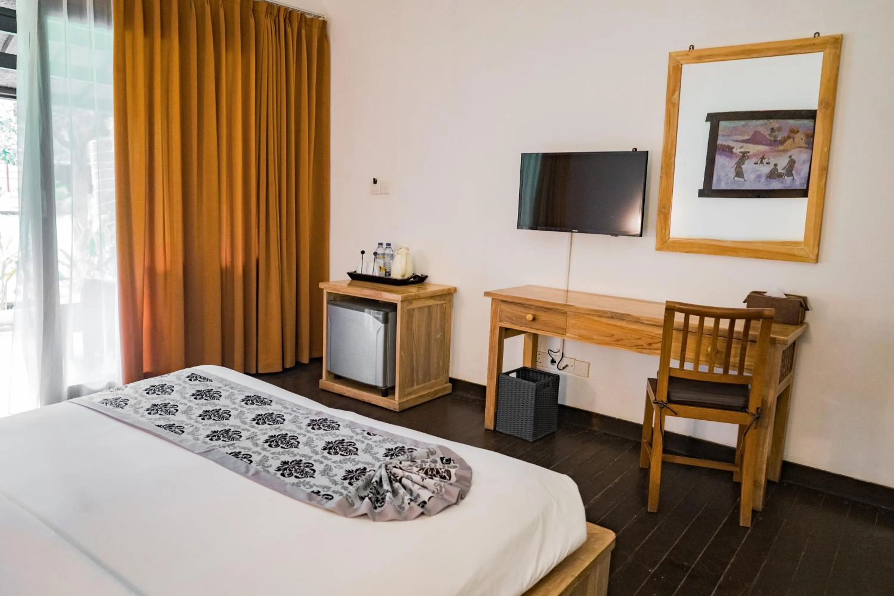 Bed in Royal Regantris Villa Karang