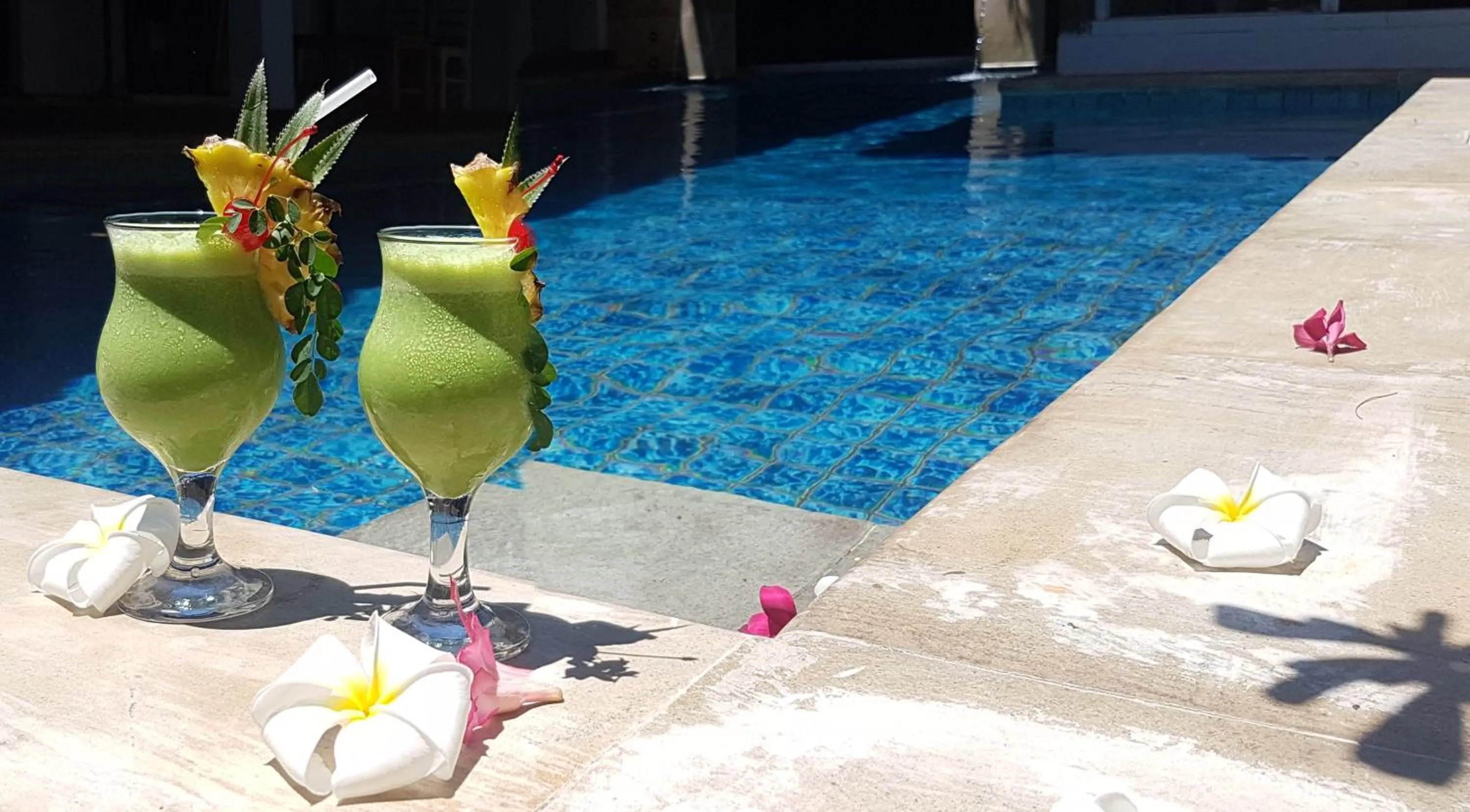 Food and drinks in Samba Villas Beachfront View