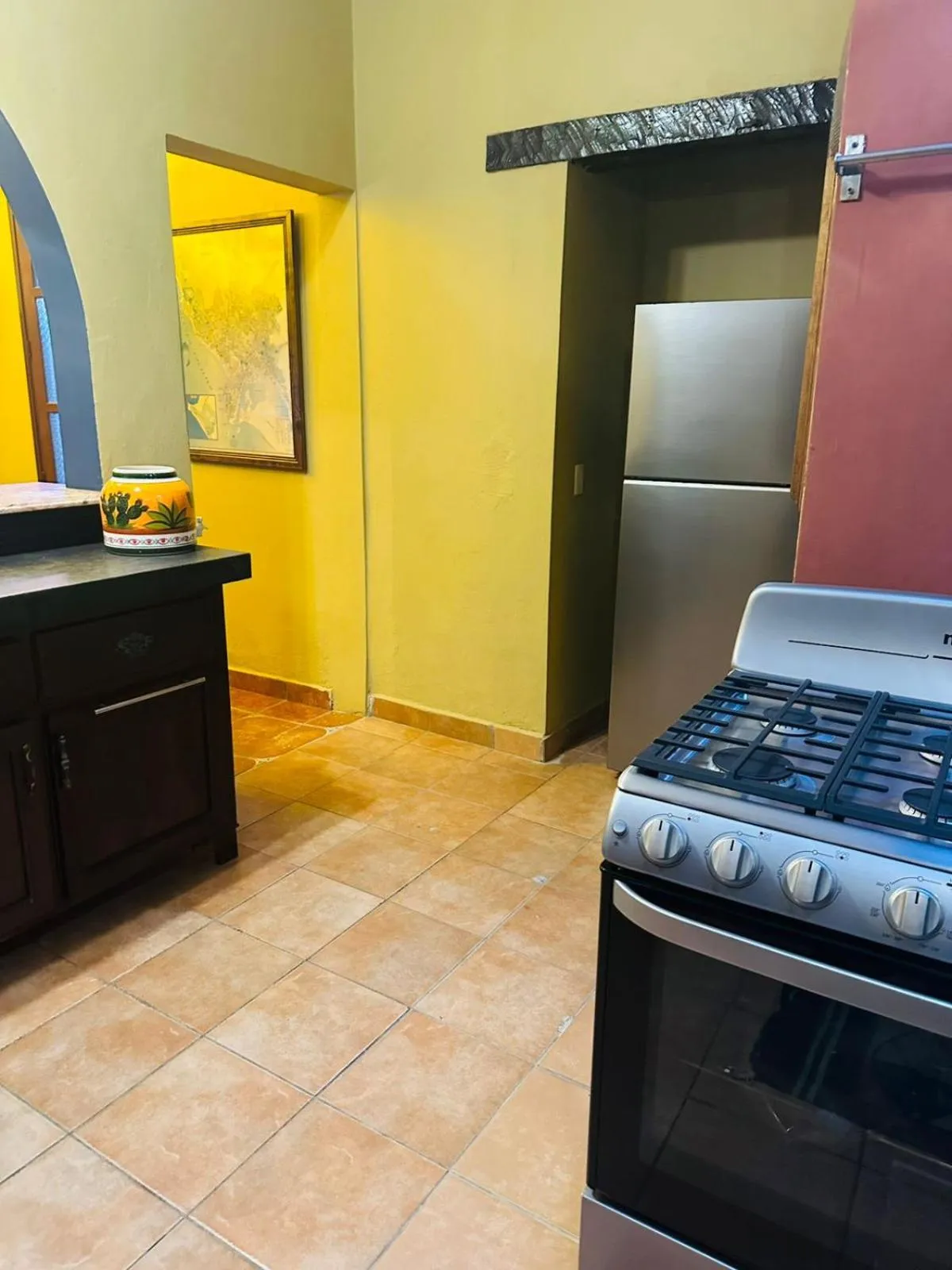 Kitchen or kitchenette in Casa de Leyendas