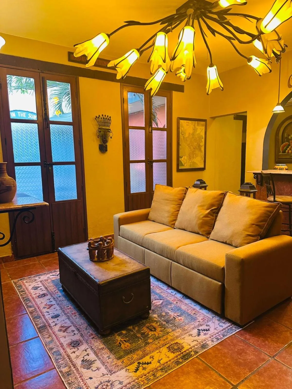 Living room in Casa de Leyendas