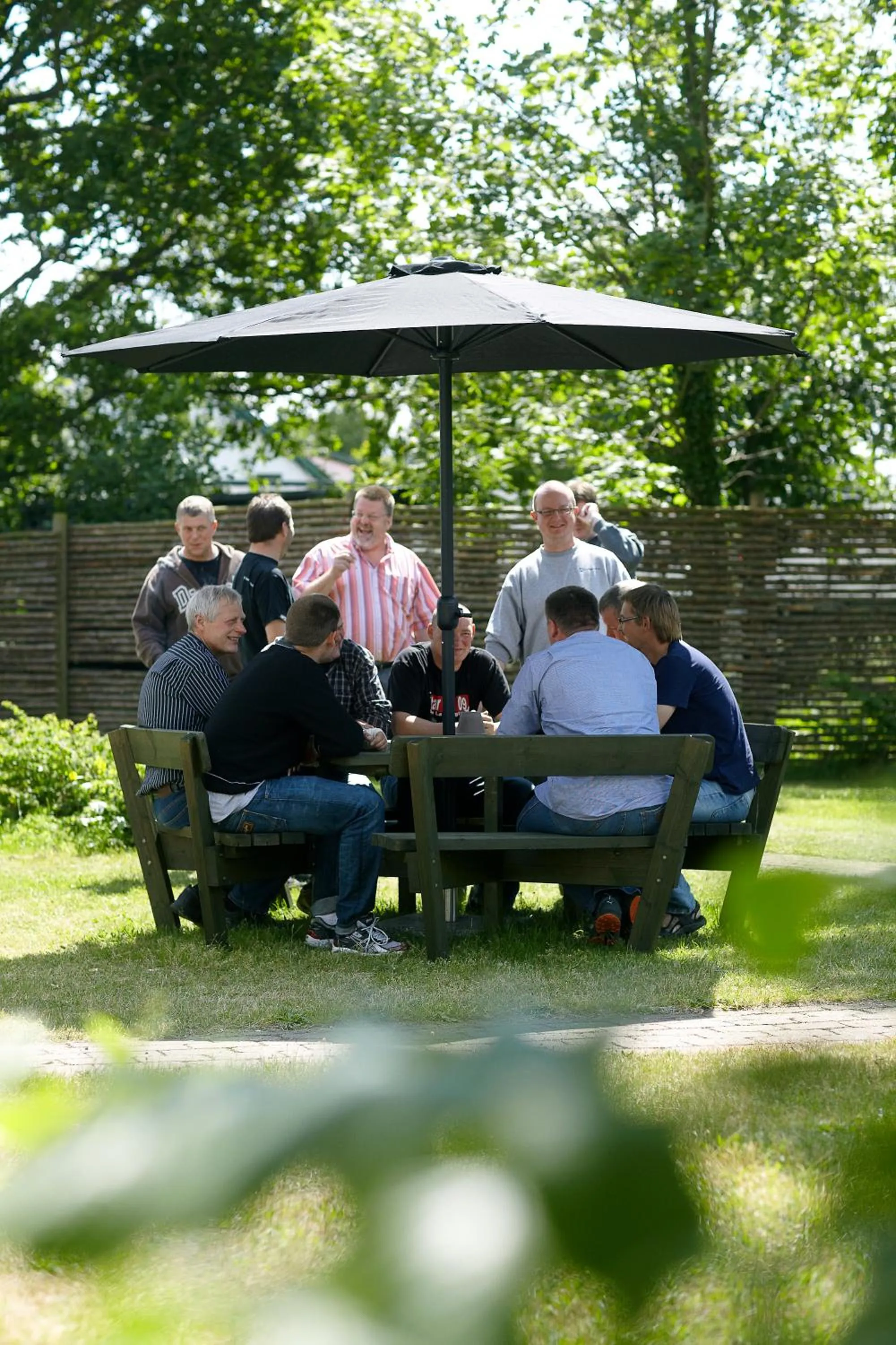 group of guests in Rørvig Centret