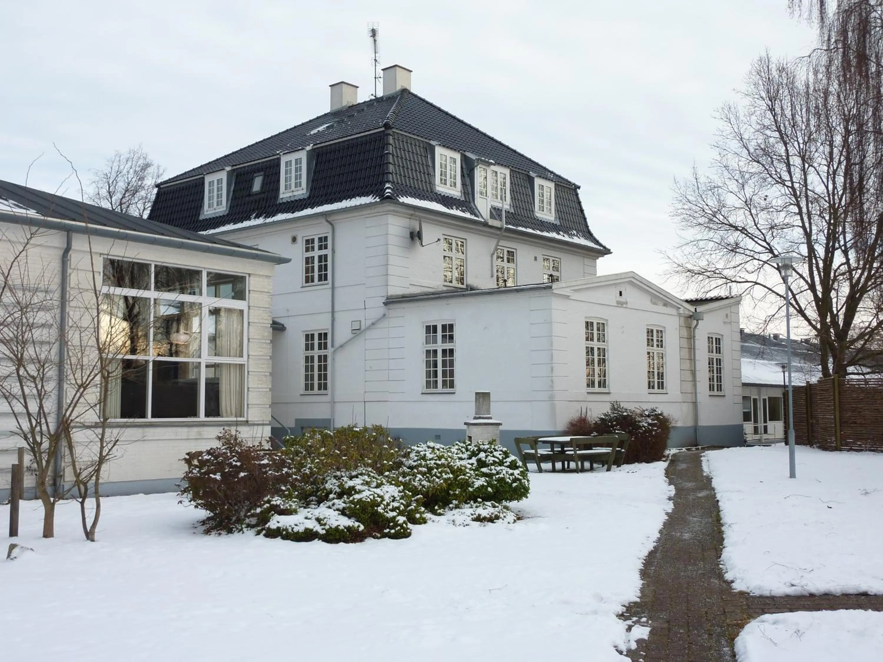 Facade/entrance in Rørvig Centret