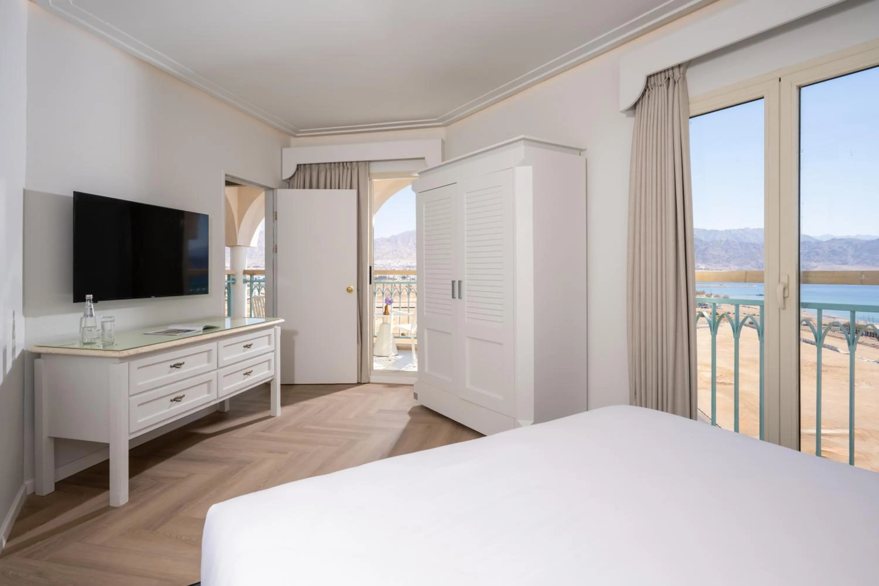 Bedroom, Bed in Herods Boutique Eilat a Premium collection by Fattal Hotels